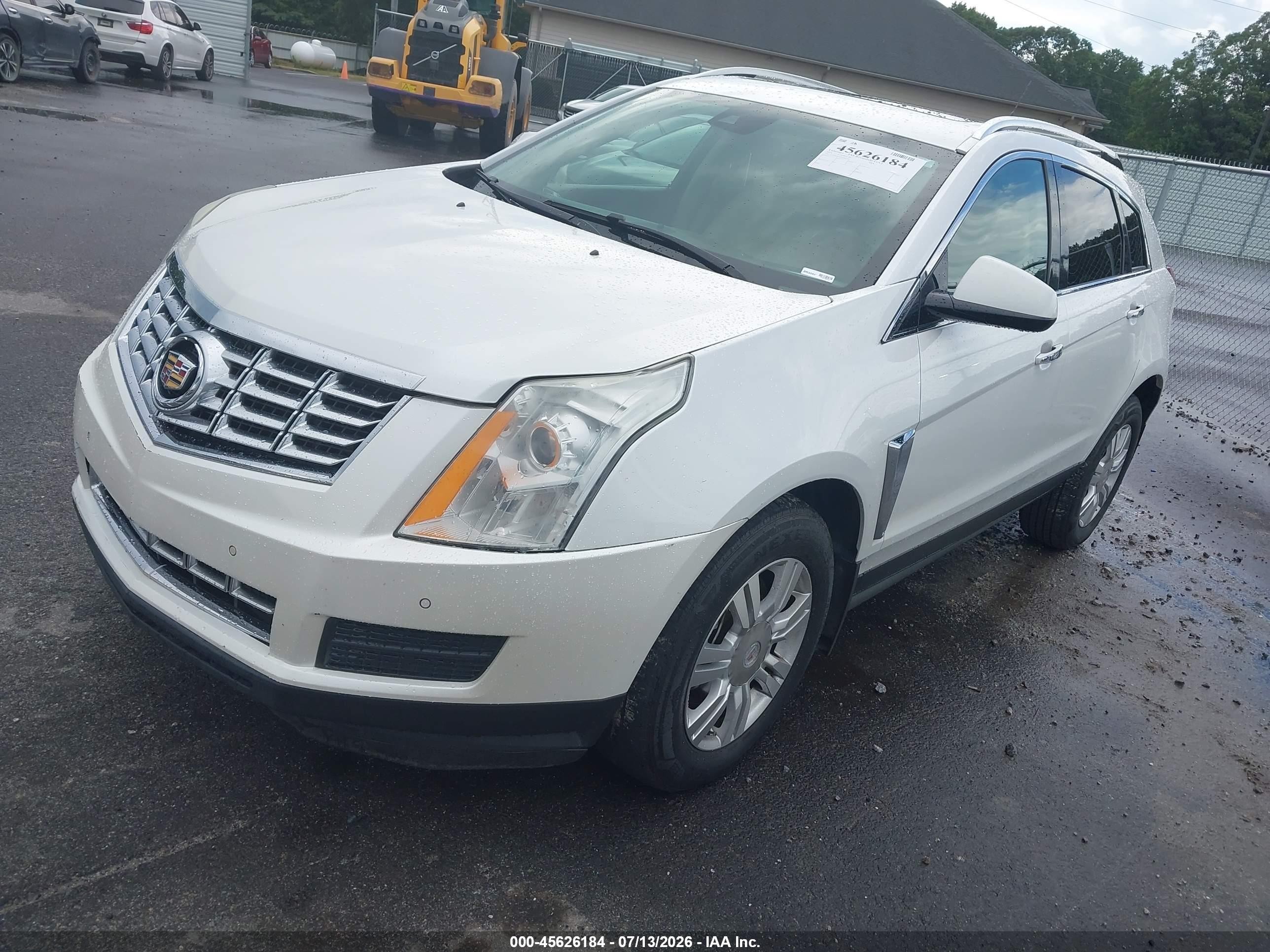 2014 Cadillac Srx Luxury Collection Белый vin: 3GYFNBE39ES686916