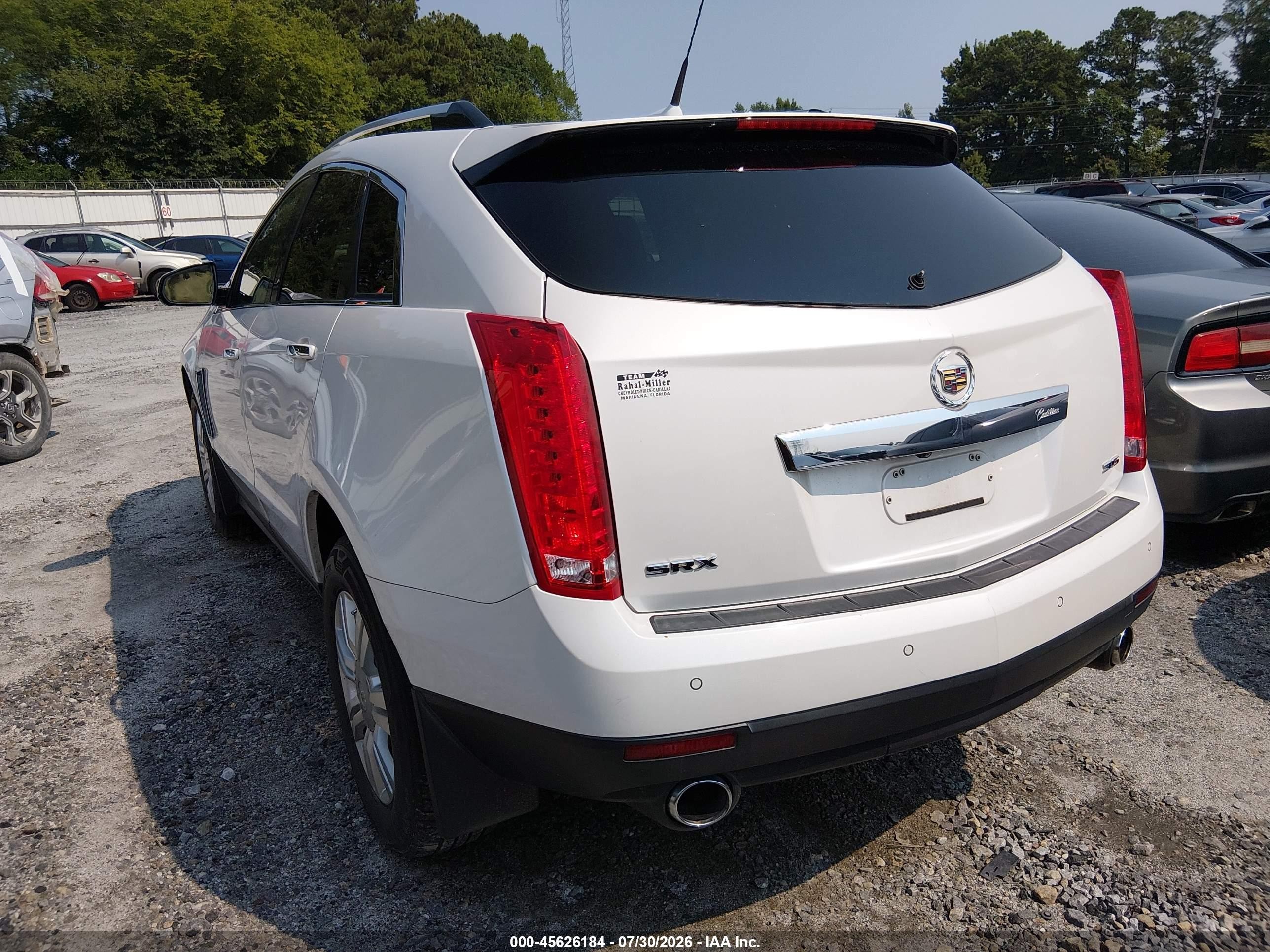 2014 Cadillac Srx Luxury Collection Белый vin: 3GYFNBE39ES686916