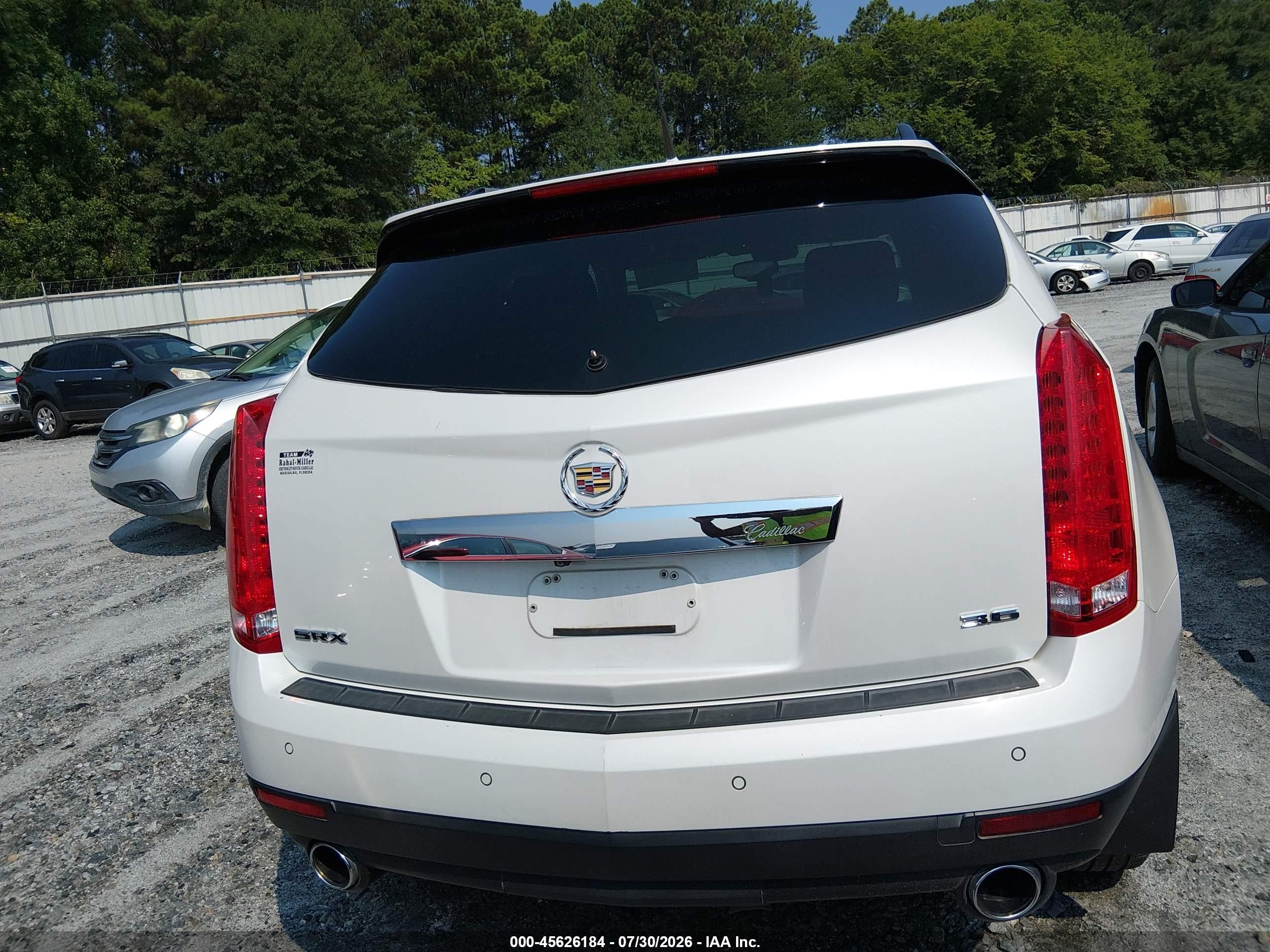 2014 Cadillac Srx Luxury Collection Белый vin: 3GYFNBE39ES686916