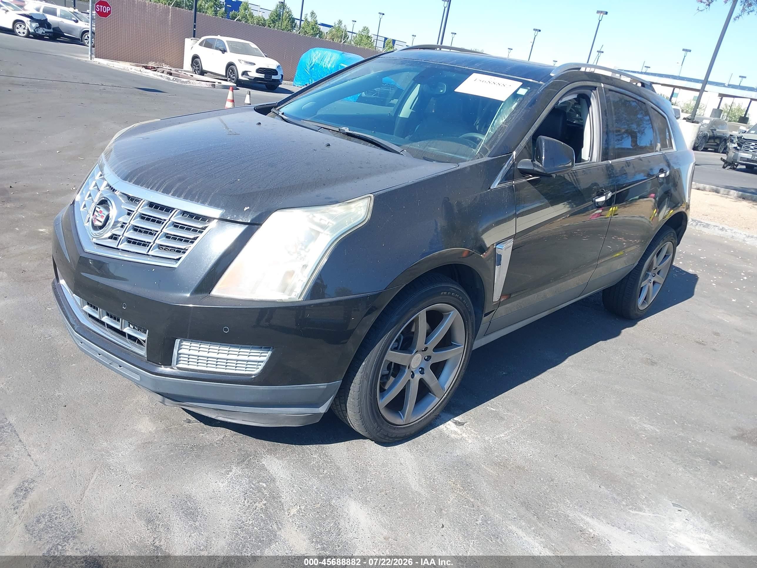 2015 Cadillac Srx Luxury Collection Black vin: 3GYFNBE39FS523118