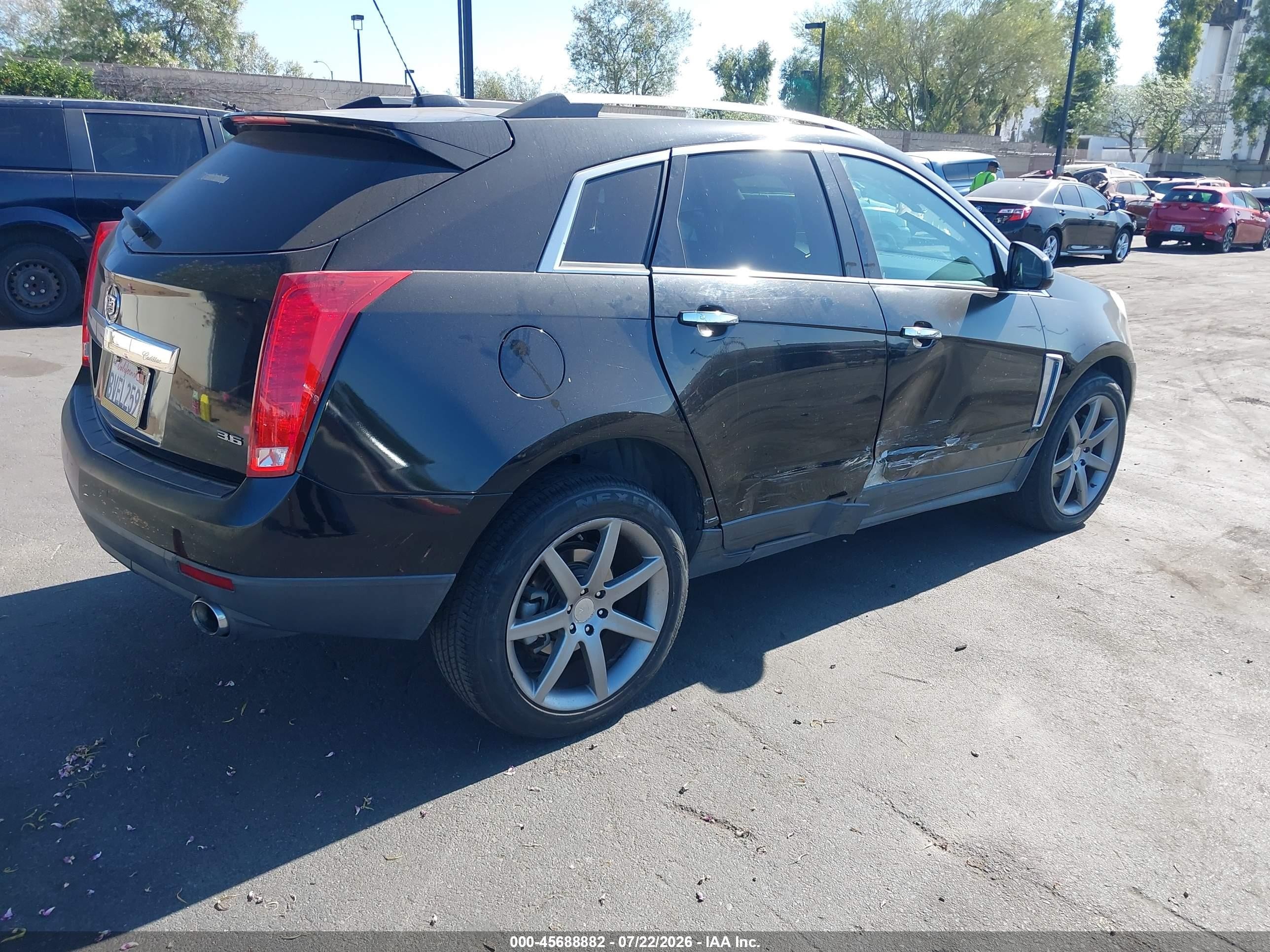 2015 Cadillac Srx Luxury Collection Black vin: 3GYFNBE39FS523118