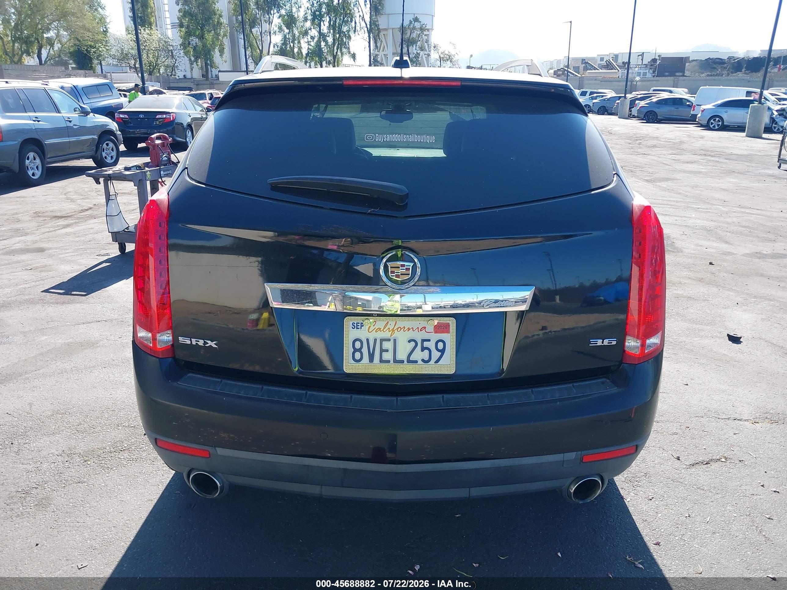 2015 Cadillac Srx Luxury Collection Black vin: 3GYFNBE39FS523118