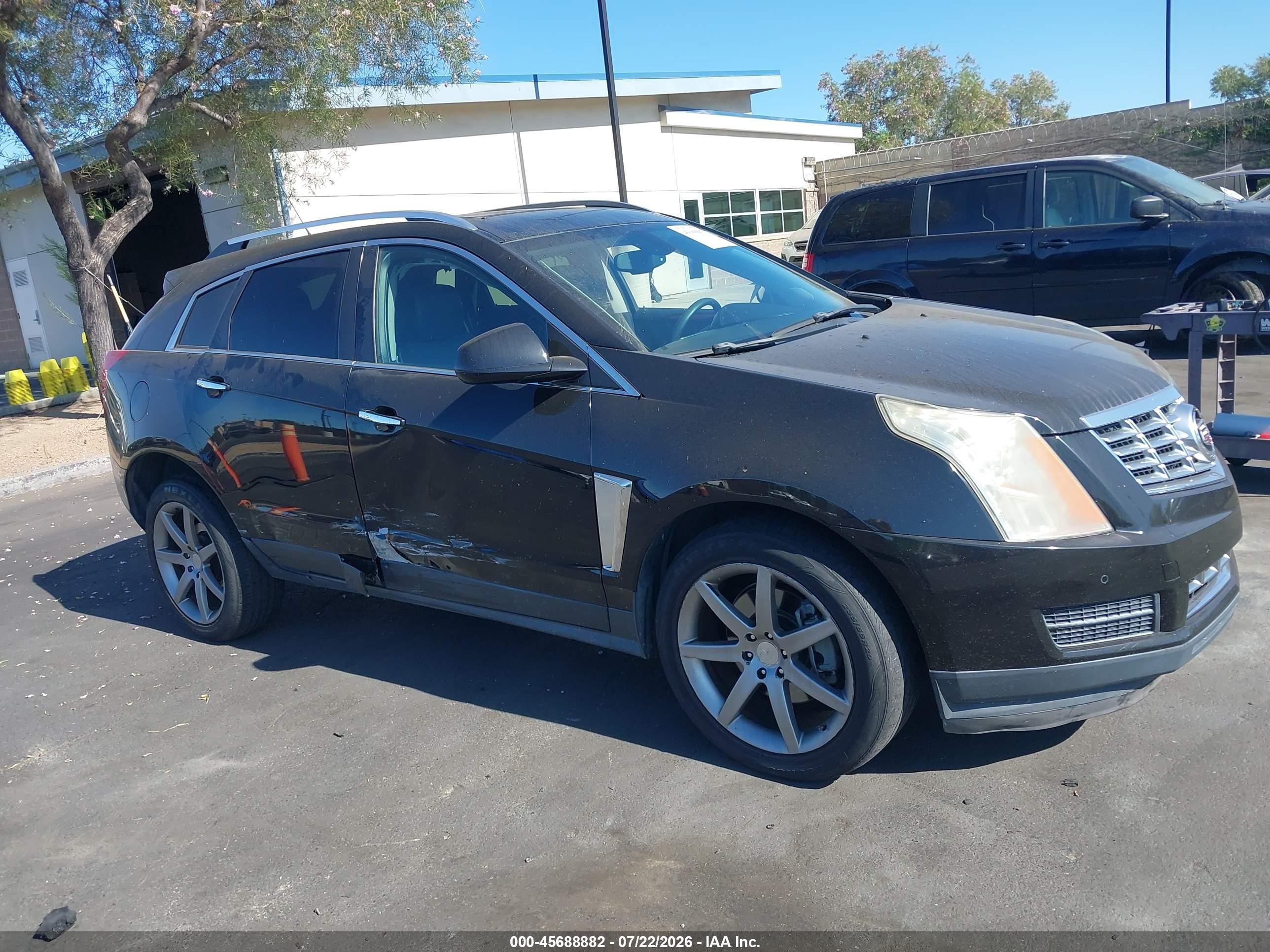 2015 Cadillac Srx Luxury Collection Black vin: 3GYFNBE39FS523118