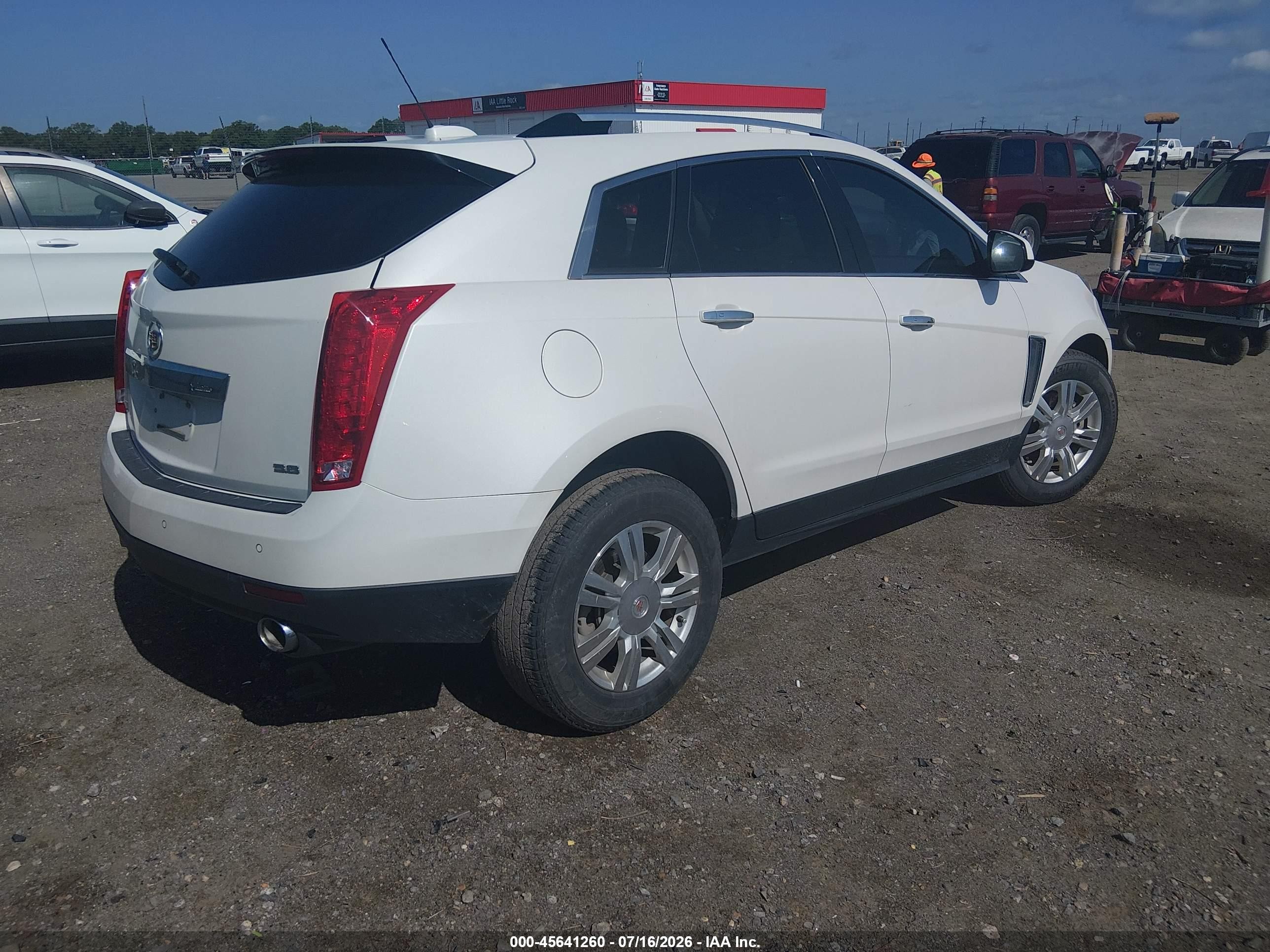 2015 Cadillac Srx Luxury Collection White vin: 3GYFNBE39FS555857