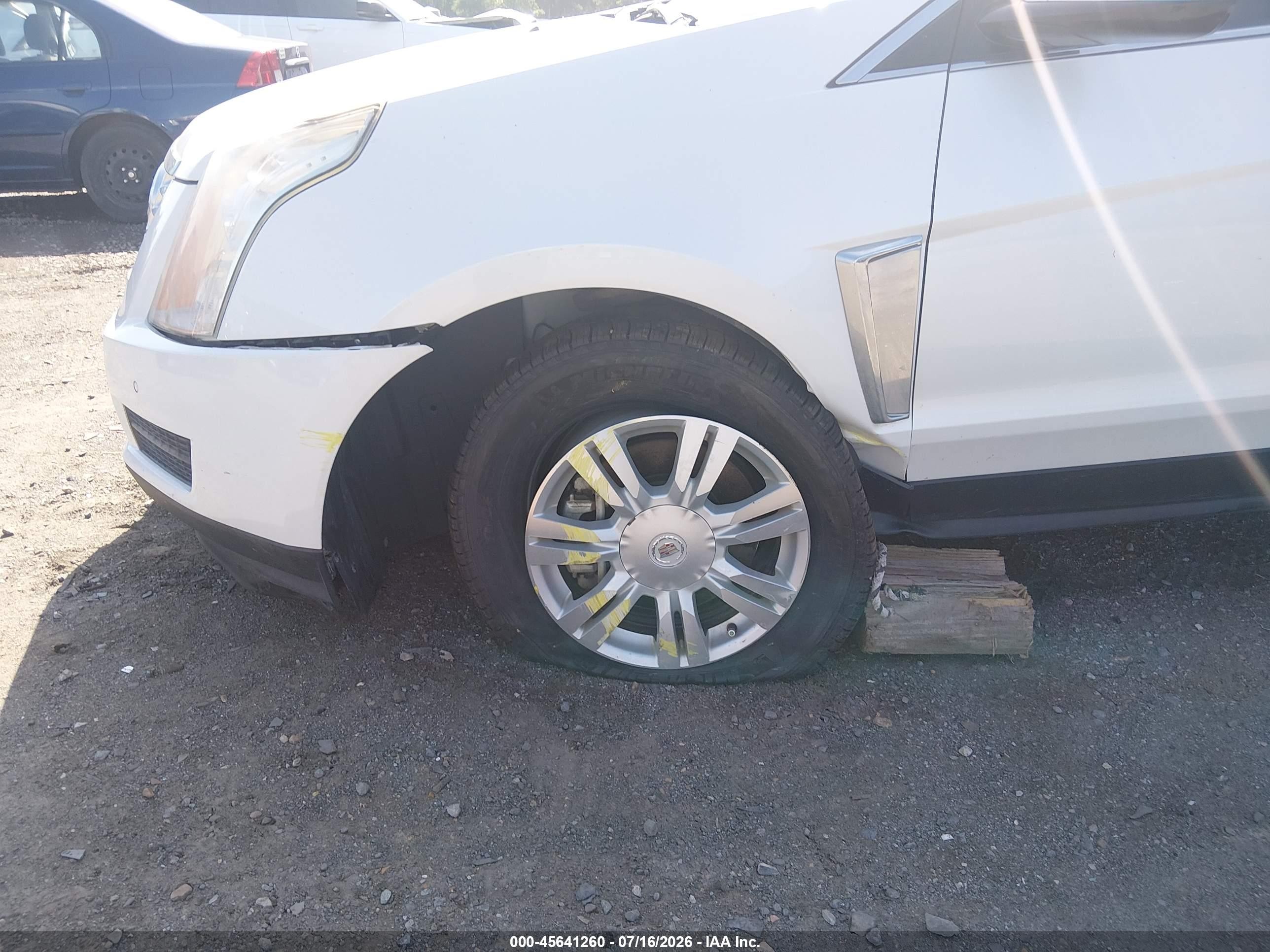 2015 Cadillac Srx Luxury Collection White vin: 3GYFNBE39FS555857