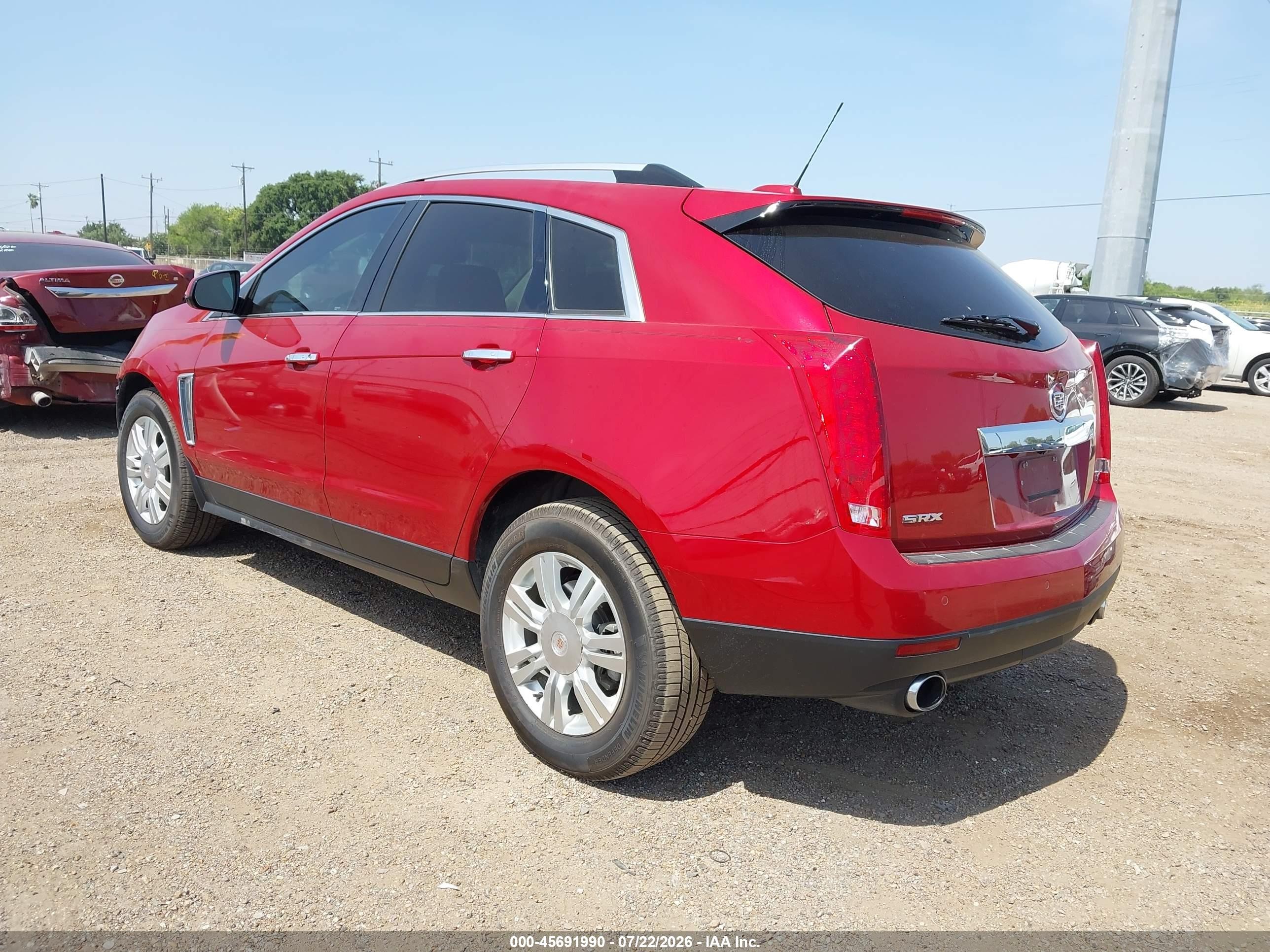 2015 Cadillac Srx Luxury Collection Красный vin: 3GYFNBE39FS560489
