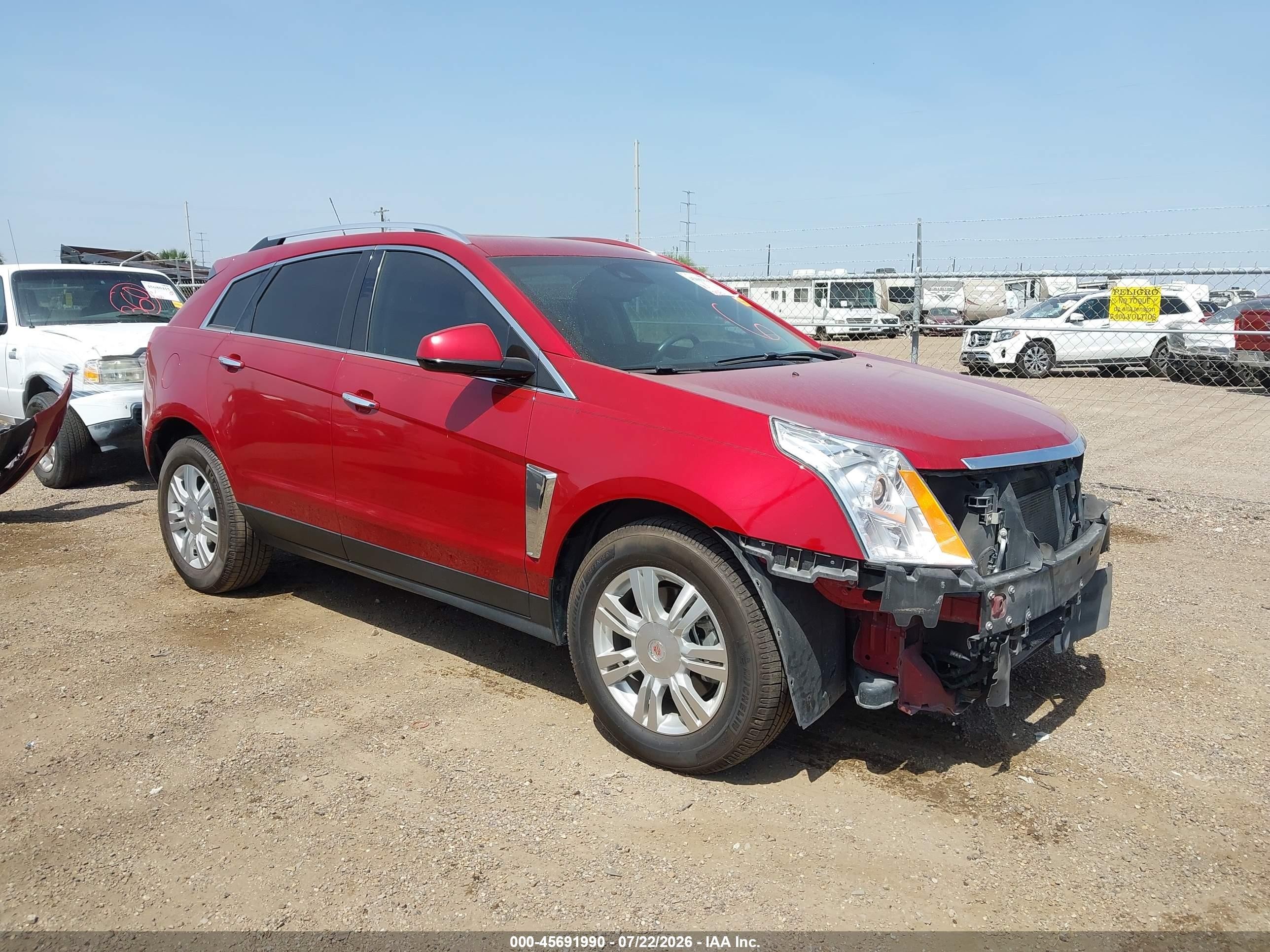 2015 Cadillac Srx Luxury Collection Red vin: 3GYFNBE39FS560489