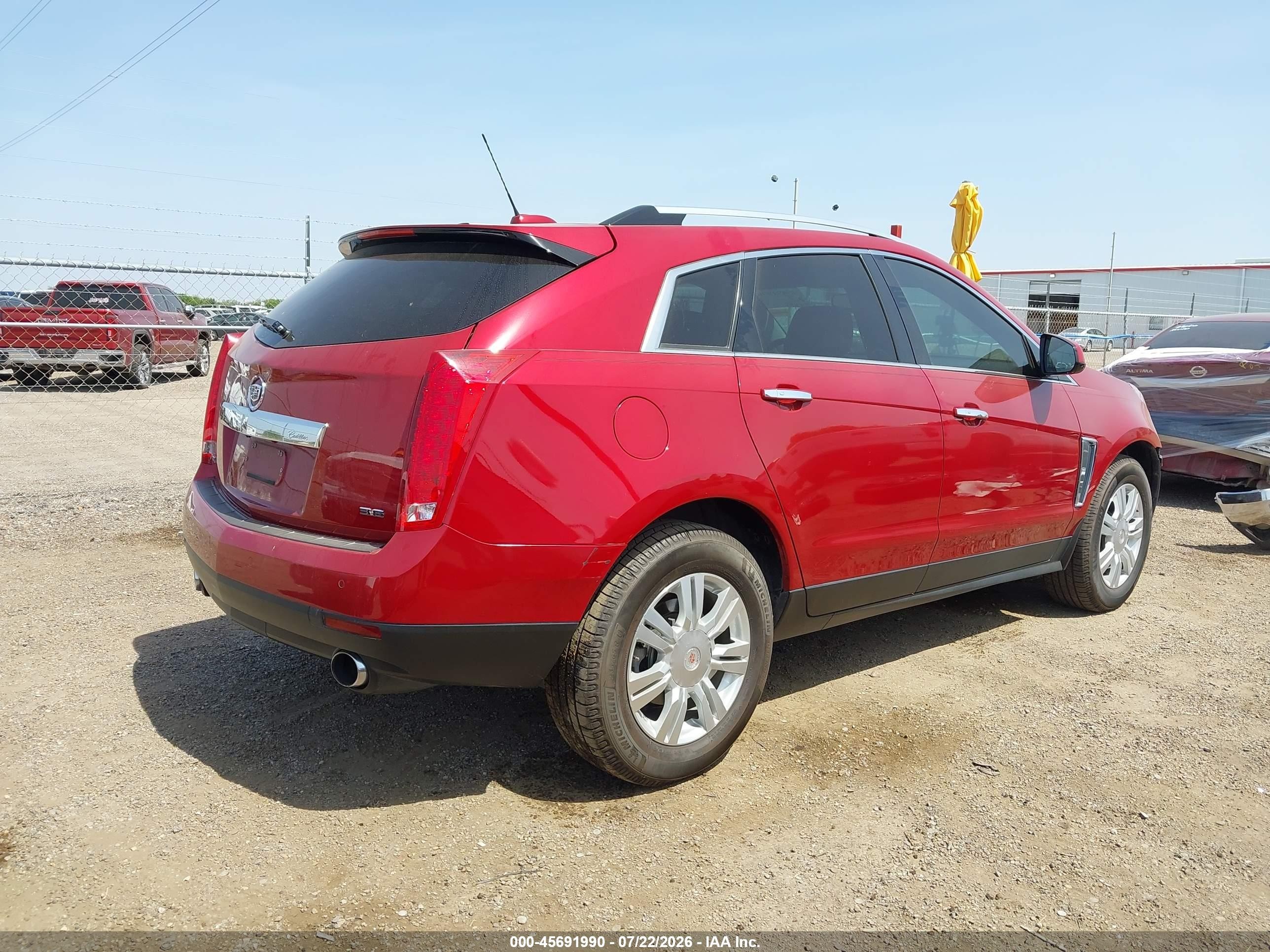 2015 Cadillac Srx Luxury Collection Красный vin: 3GYFNBE39FS560489