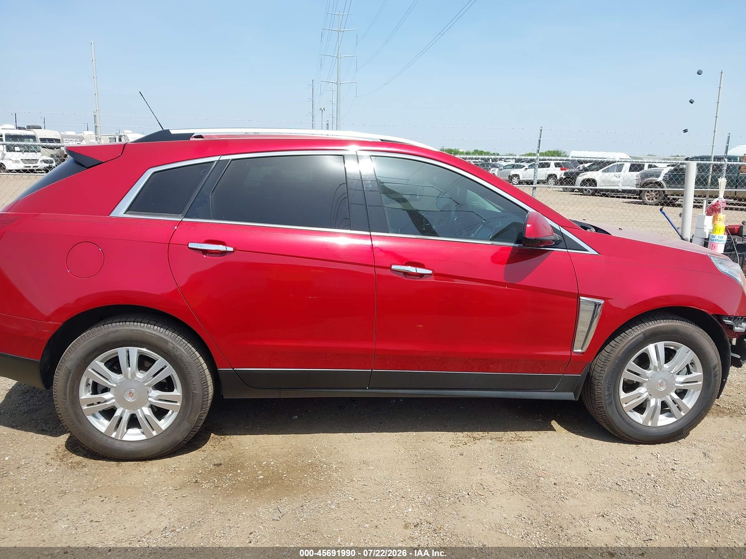 2015 Cadillac Srx Luxury Collection Красный vin: 3GYFNBE39FS560489