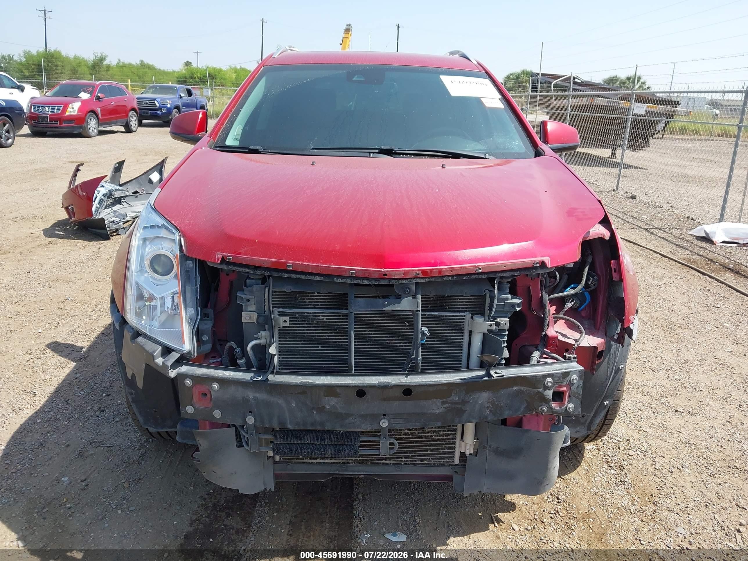 2015 Cadillac Srx Luxury Collection Красный vin: 3GYFNBE39FS560489