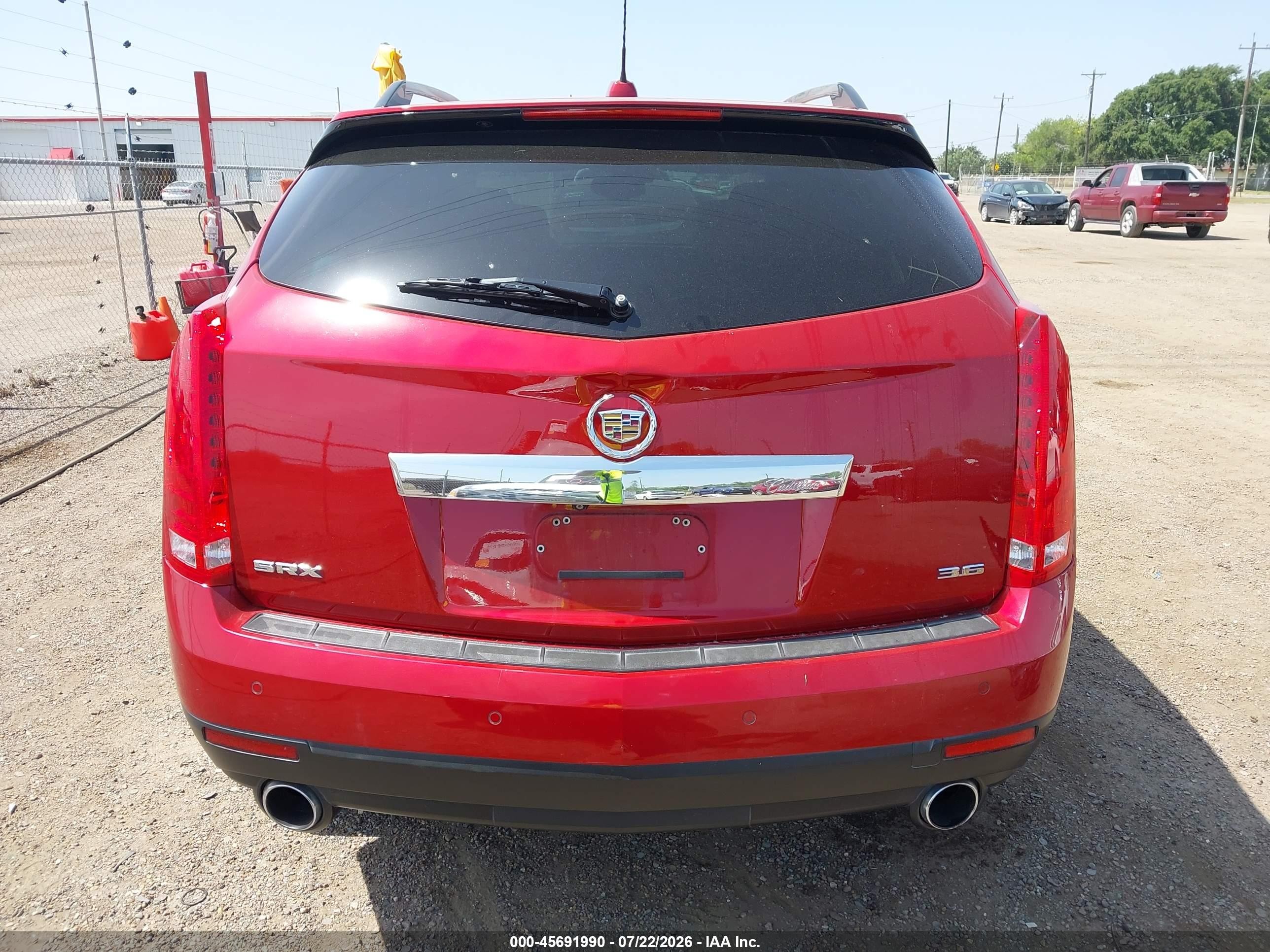 2015 Cadillac Srx Luxury Collection Красный vin: 3GYFNBE39FS560489