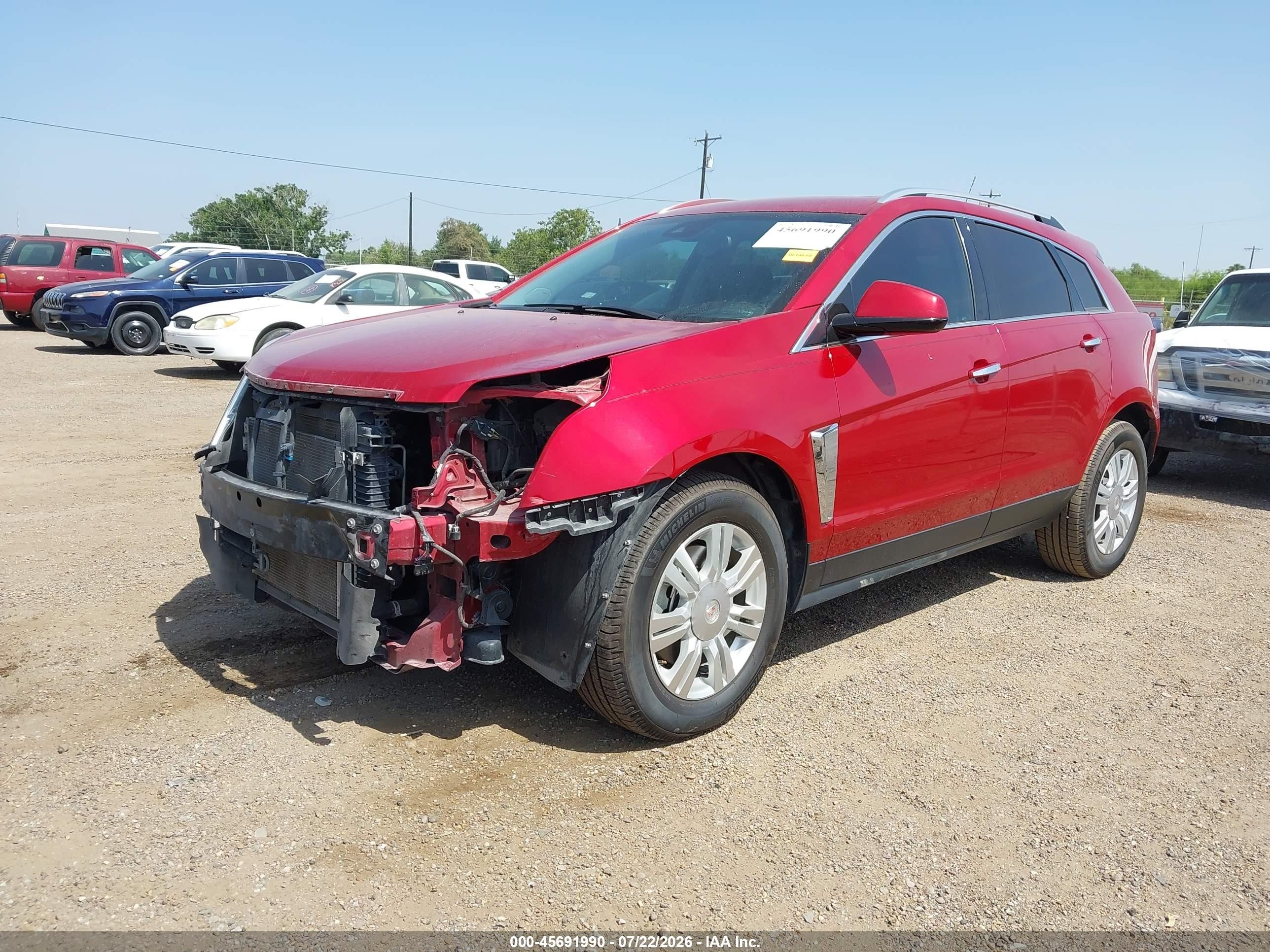 2015 Cadillac Srx Luxury Collection Красный vin: 3GYFNBE39FS560489