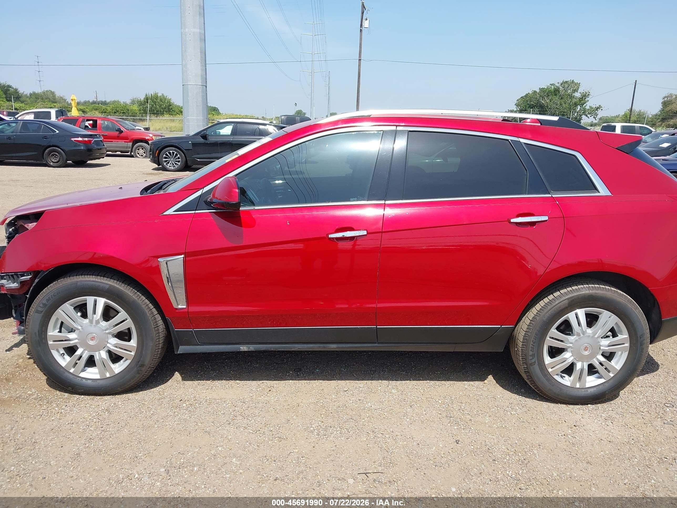 2015 Cadillac Srx Luxury Collection Красный vin: 3GYFNBE39FS560489
