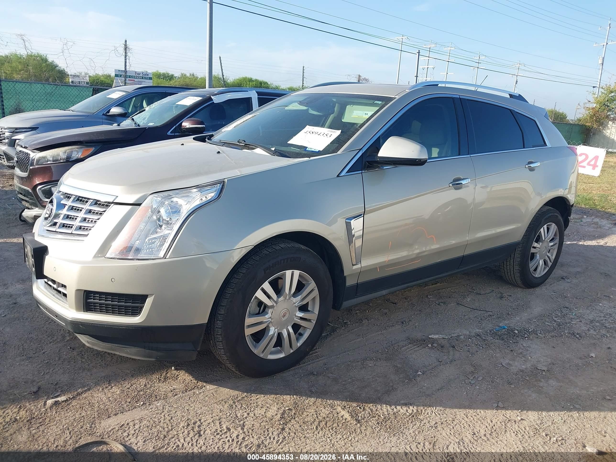 2015 Cadillac Srx Luxury Collection Silver vin: 3GYFNBE39FS609562