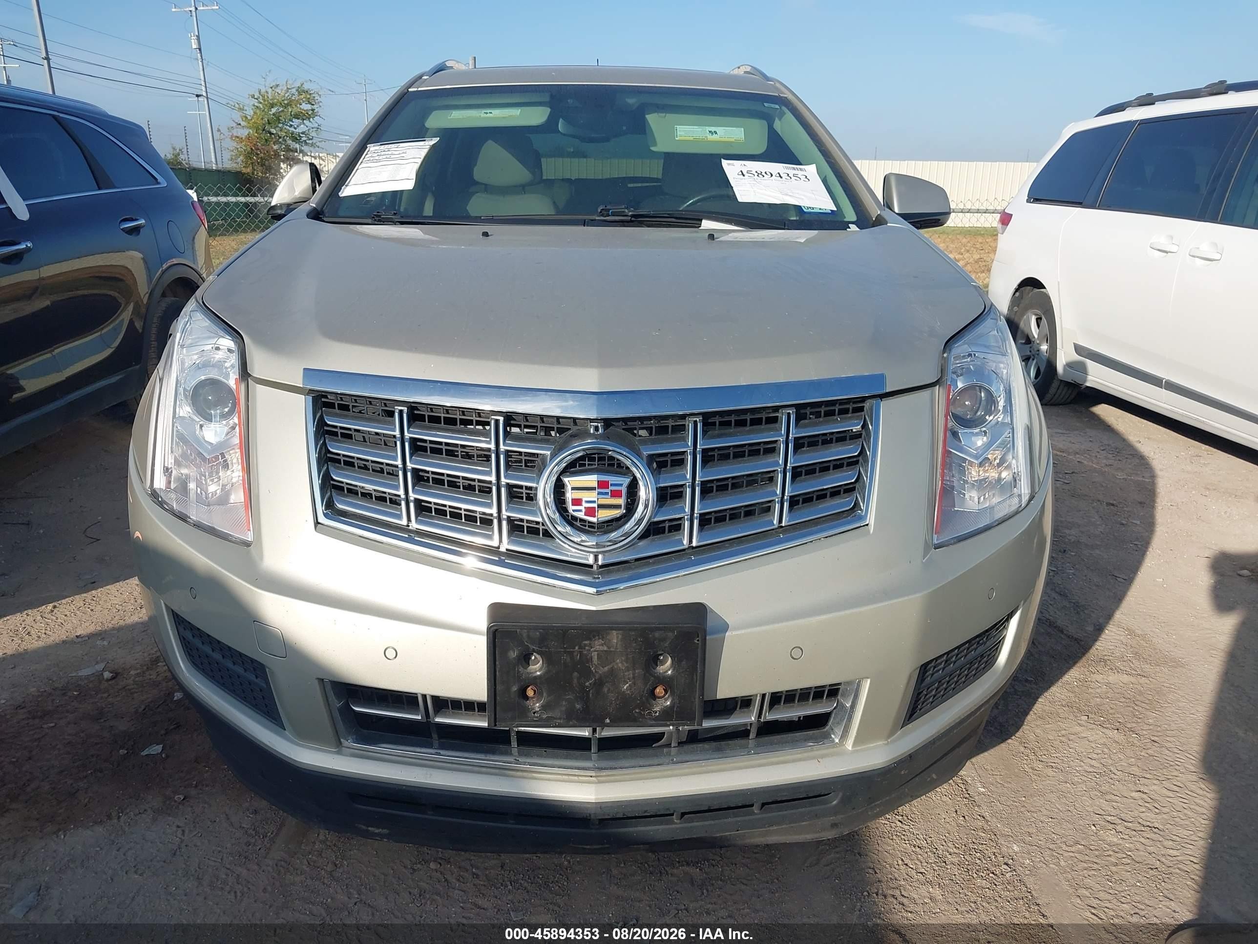 2015 Cadillac Srx Luxury Collection Silver vin: 3GYFNBE39FS609562