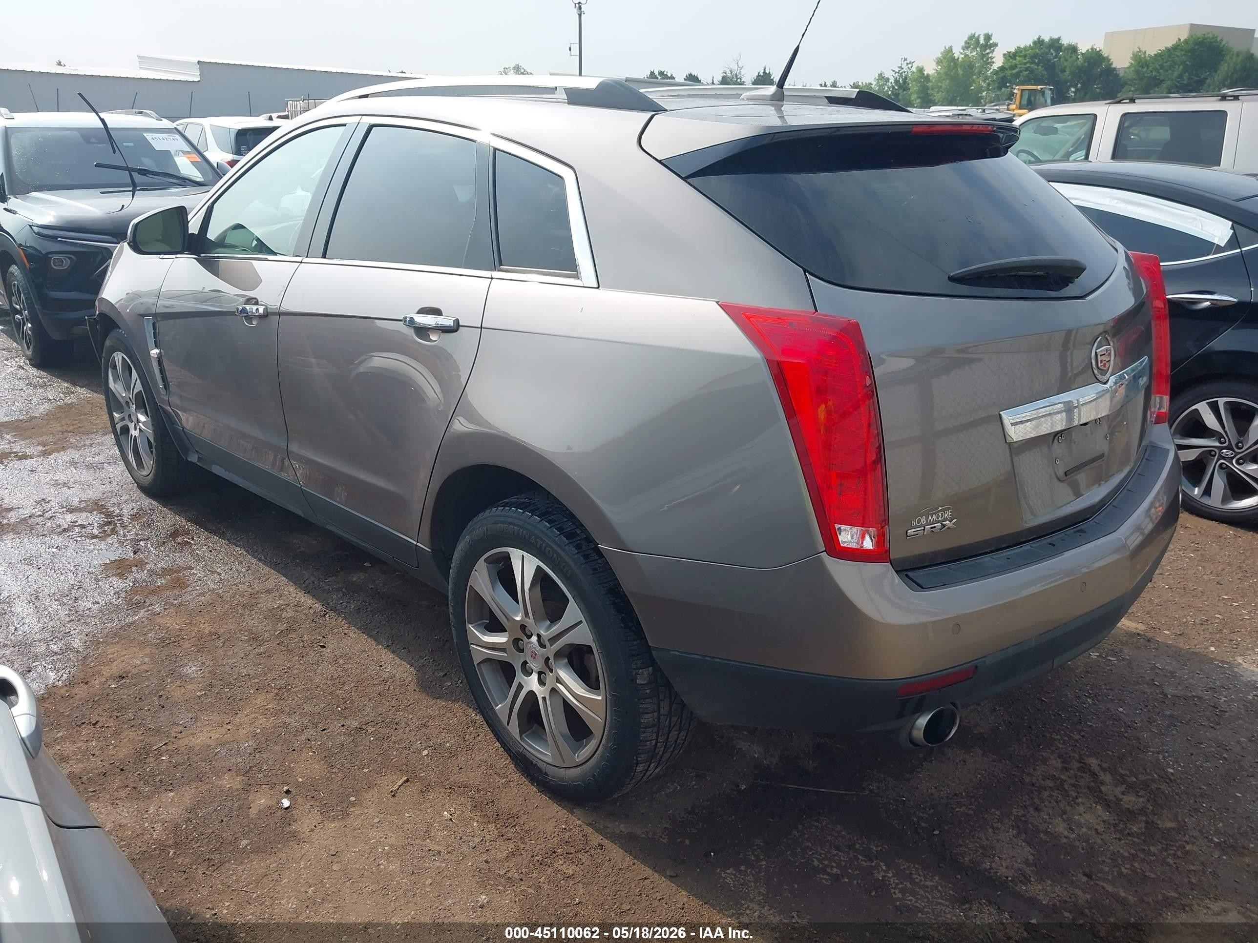 2012 Cadillac Srx Performance Collection Gray vin: 3GYFNBE3XCS509000