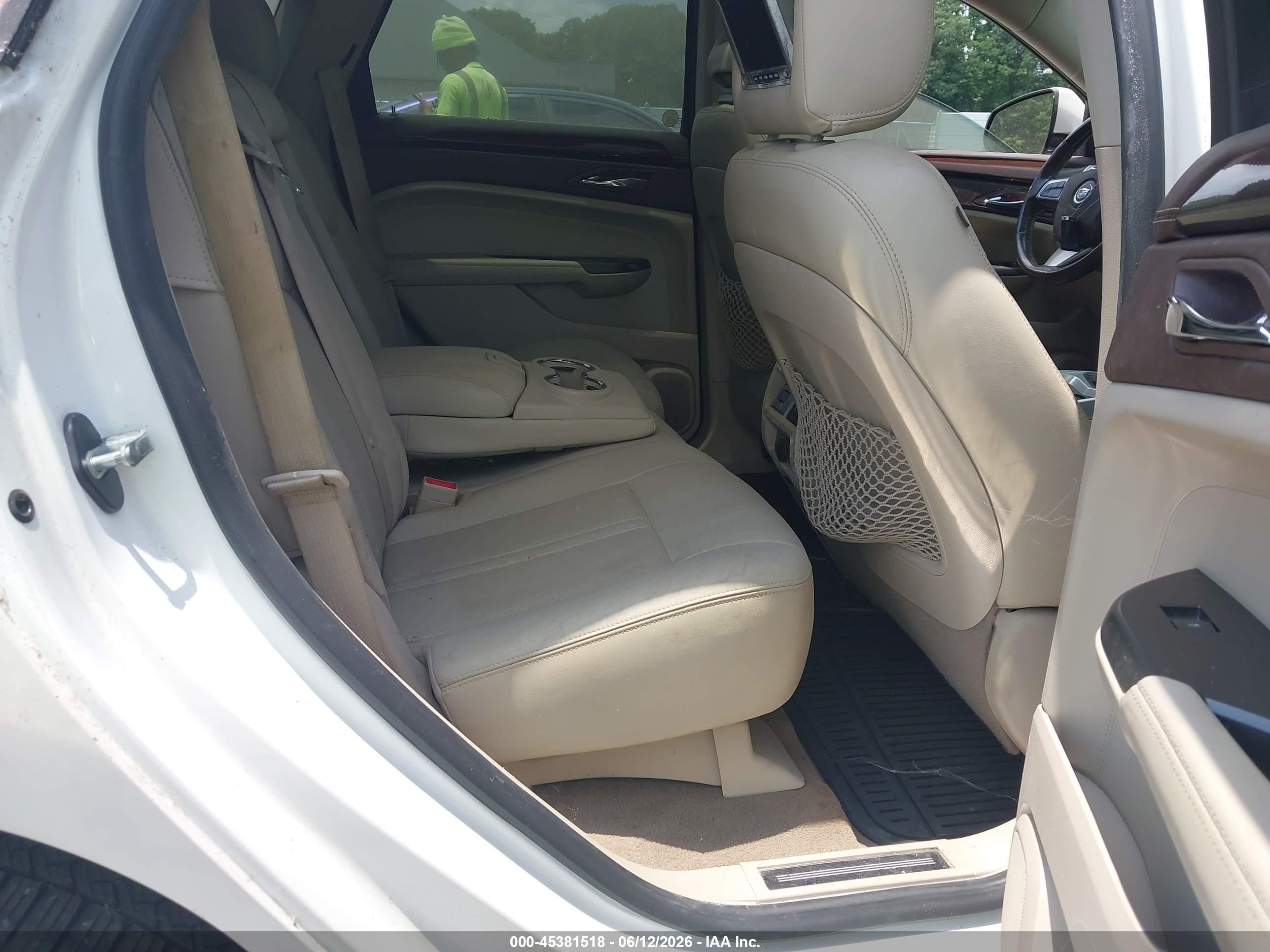 2012 Cadillac Srx Performance Collection White vin: 3GYFNBE3XCS532194