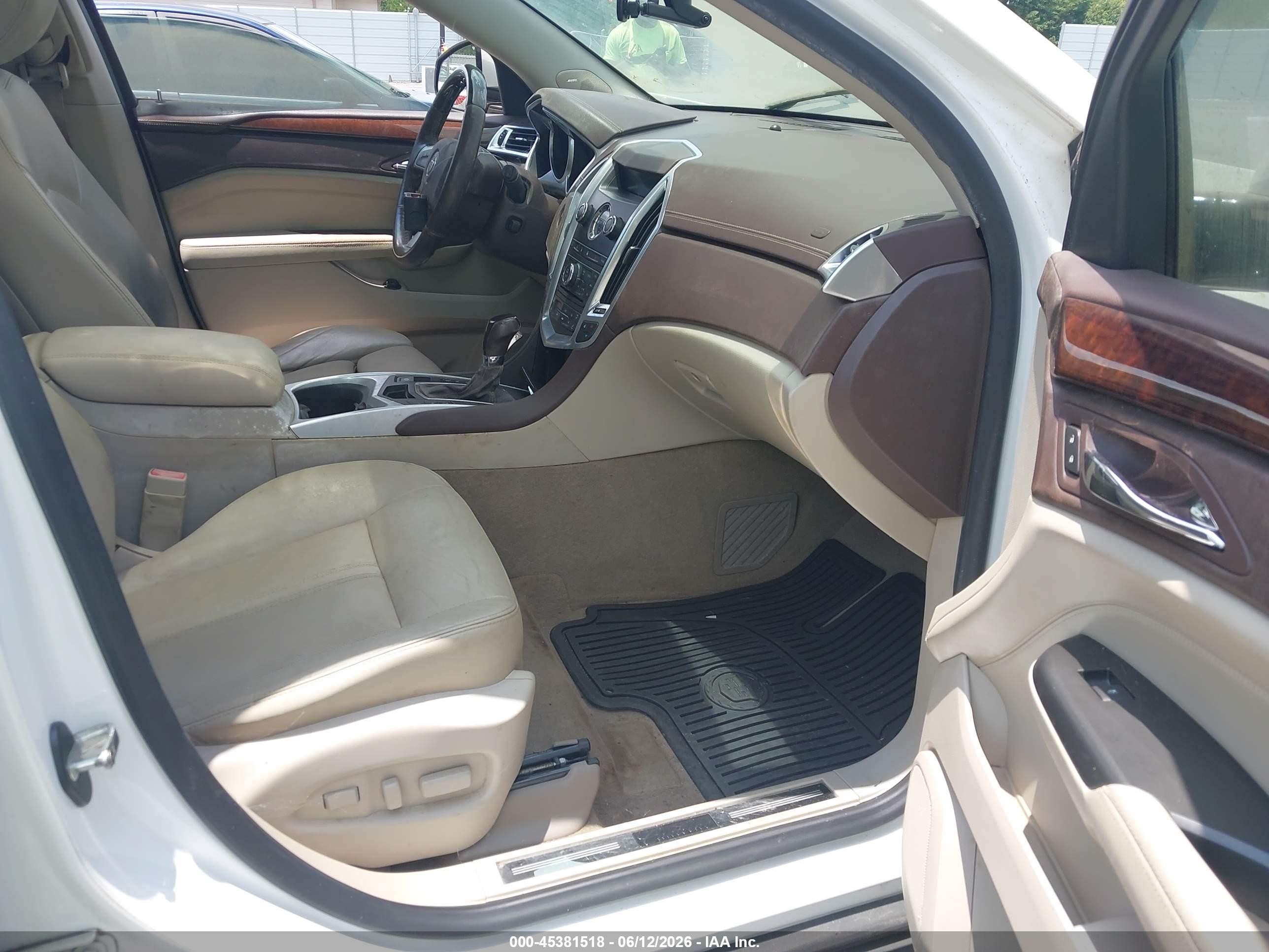 2012 Cadillac Srx Performance Collection White vin: 3GYFNBE3XCS532194