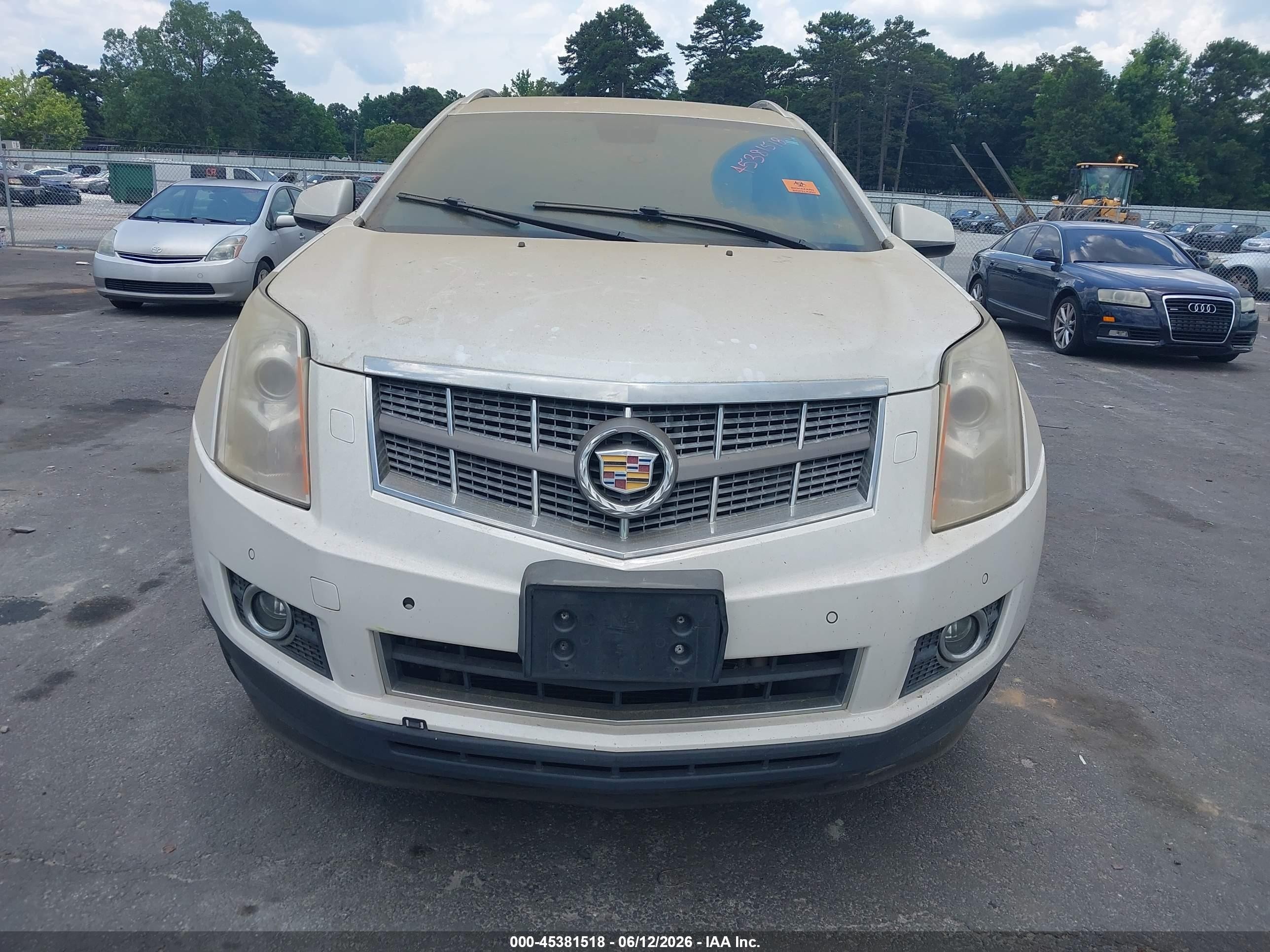 2012 Cadillac Srx Performance Collection White vin: 3GYFNBE3XCS532194