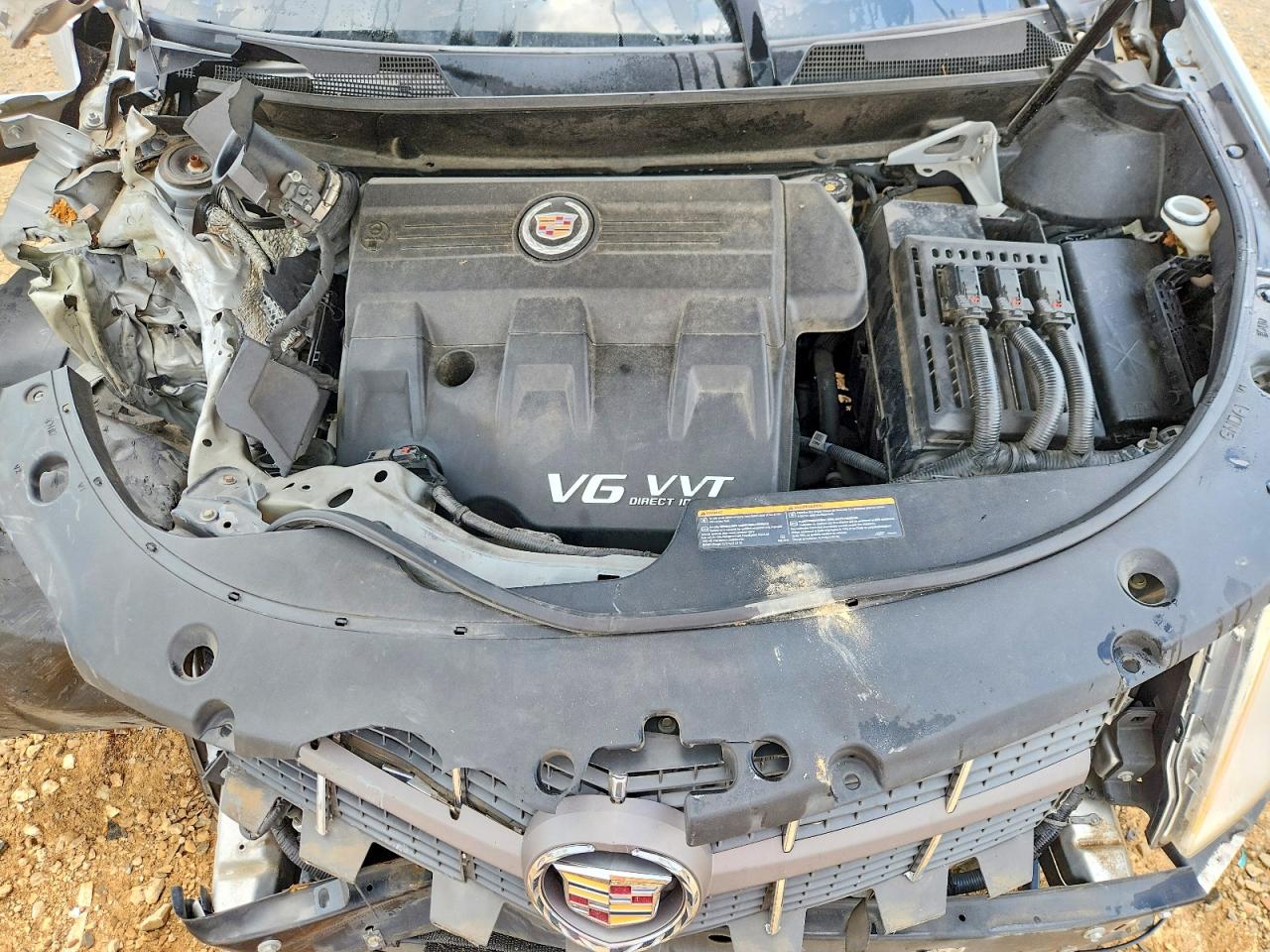 2012 Cadillac Srx Performance Collection Silver vin: 3GYFNBE3XCS635292