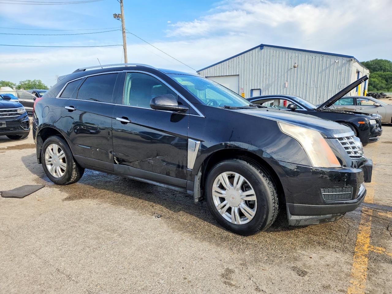 2014 Cadillac Srx Luxury Collection Black vin: 3GYFNBE3XES522073