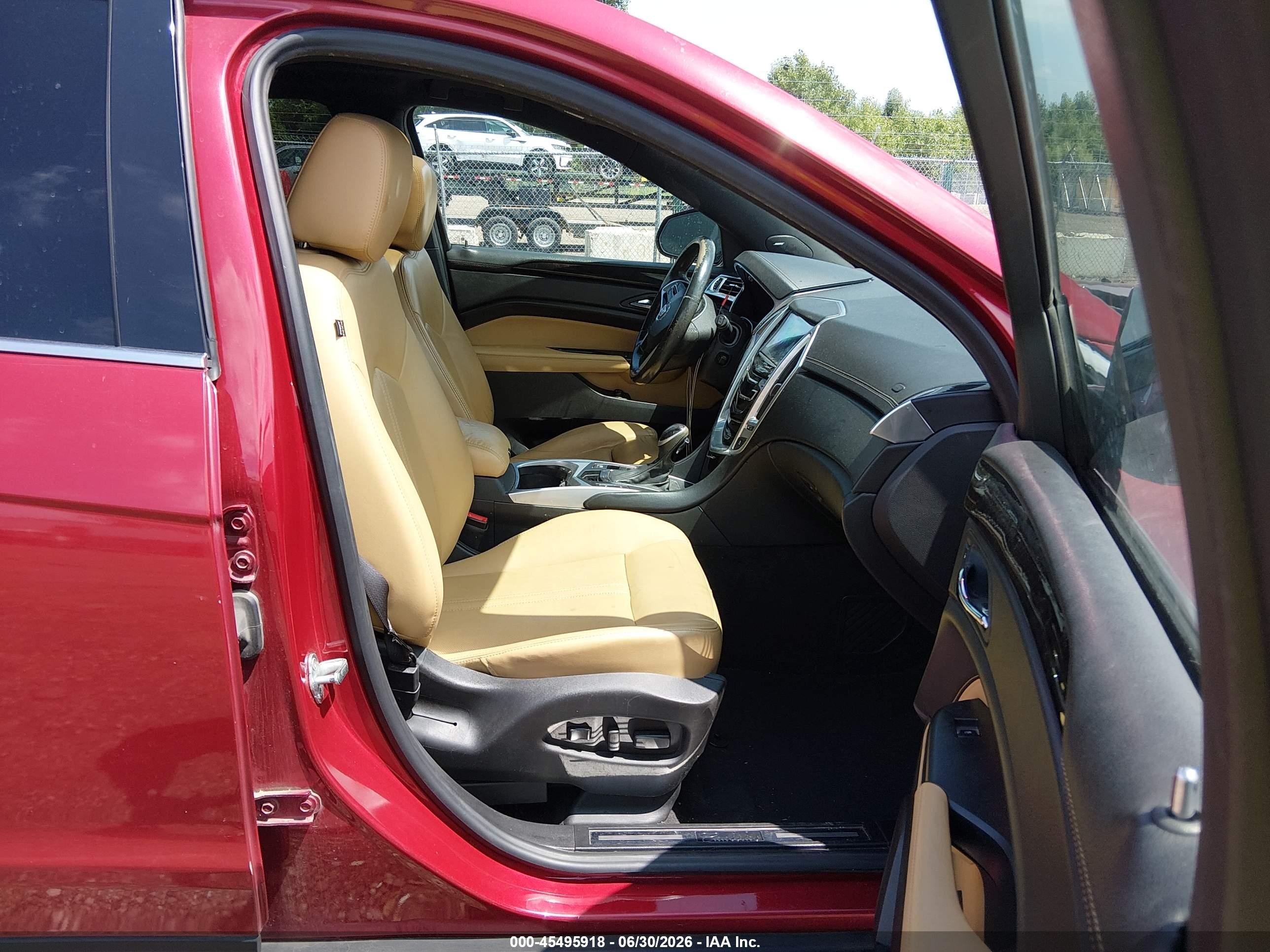 2014 Cadillac Srx Luxury Collection Maroon vin: 3GYFNBE3XES540539