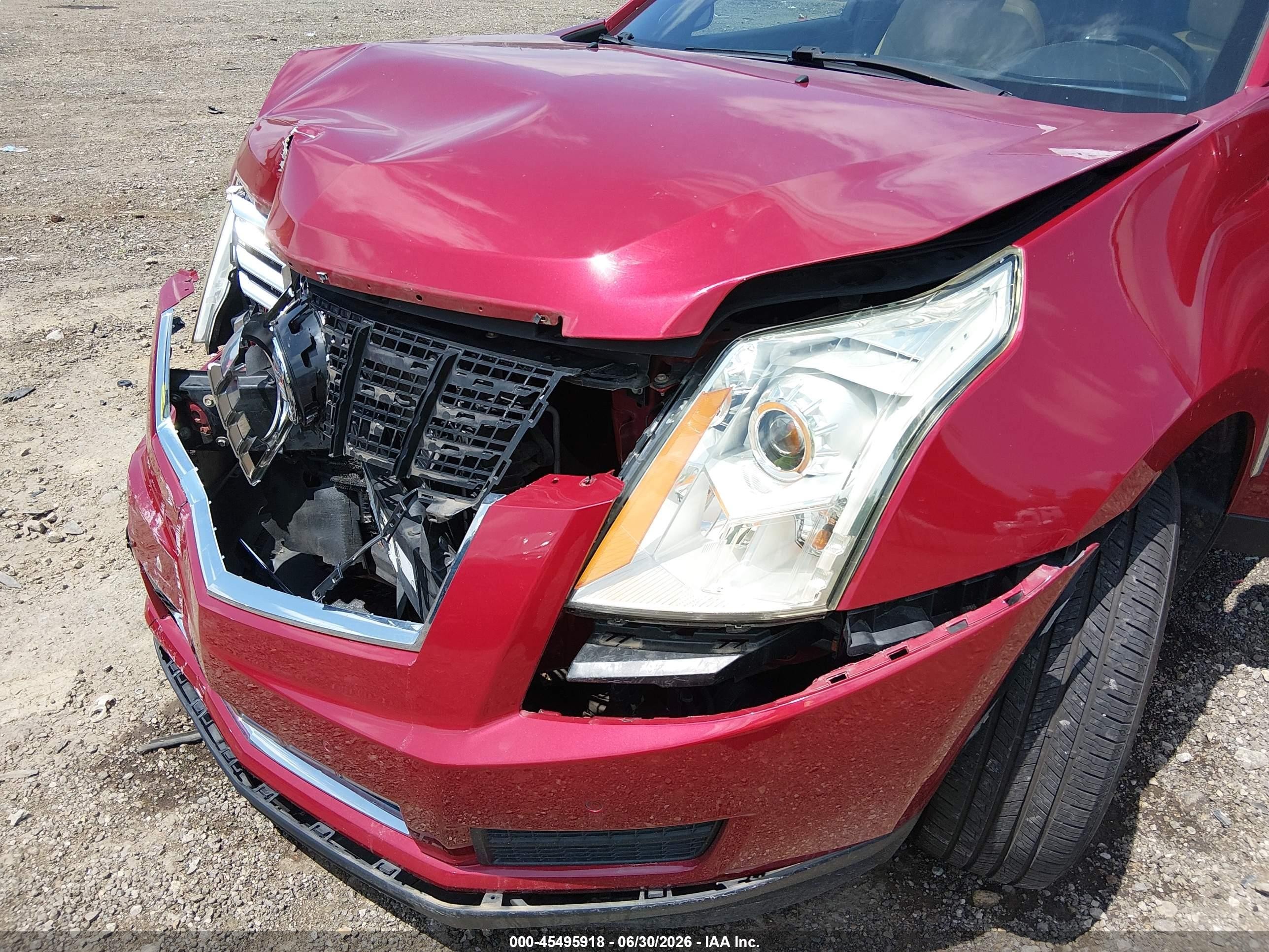 2014 Cadillac Srx Luxury Collection Maroon vin: 3GYFNBE3XES540539