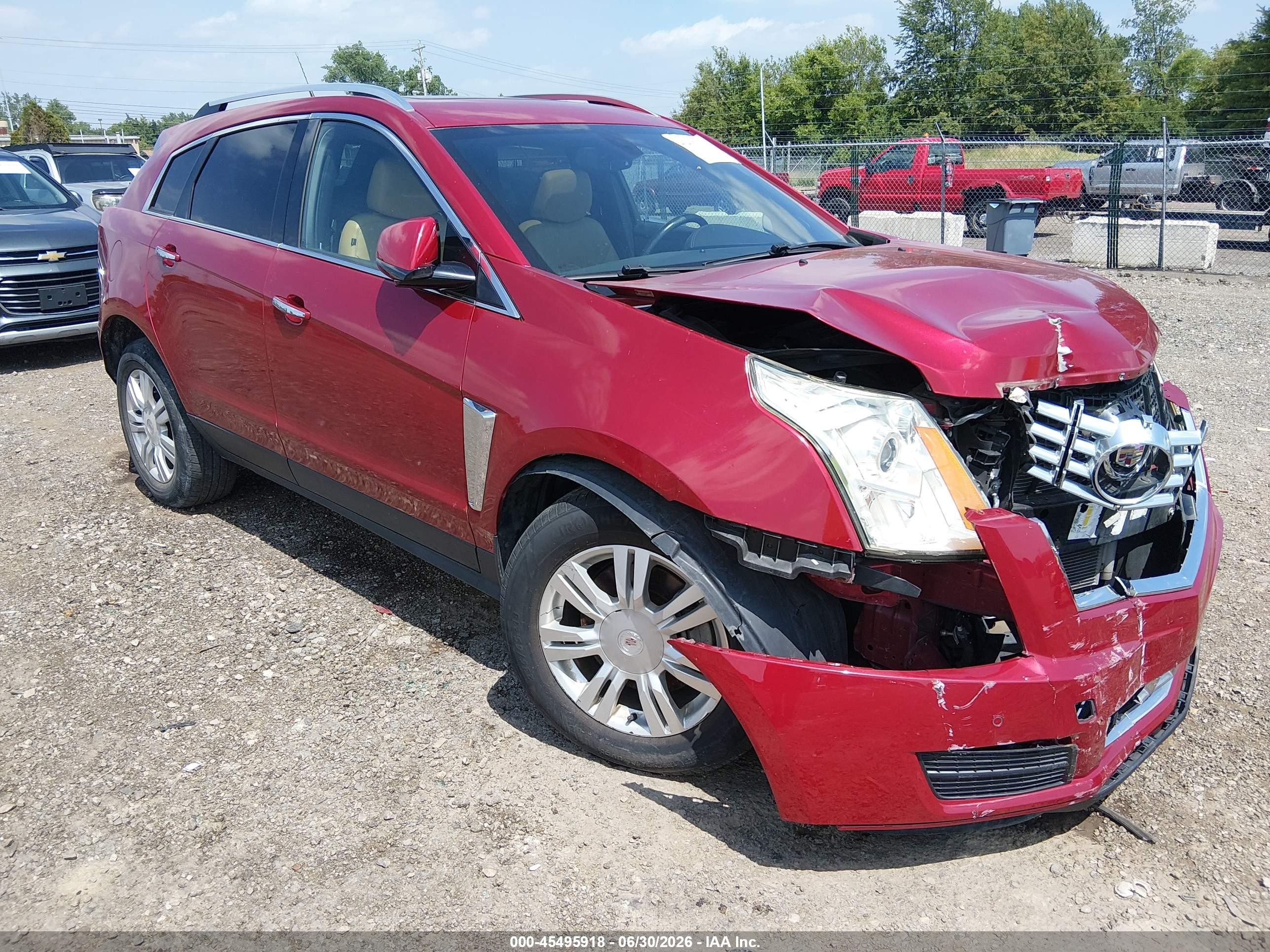 2014 Cadillac Srx Luxury Collection Maroon vin: 3GYFNBE3XES540539