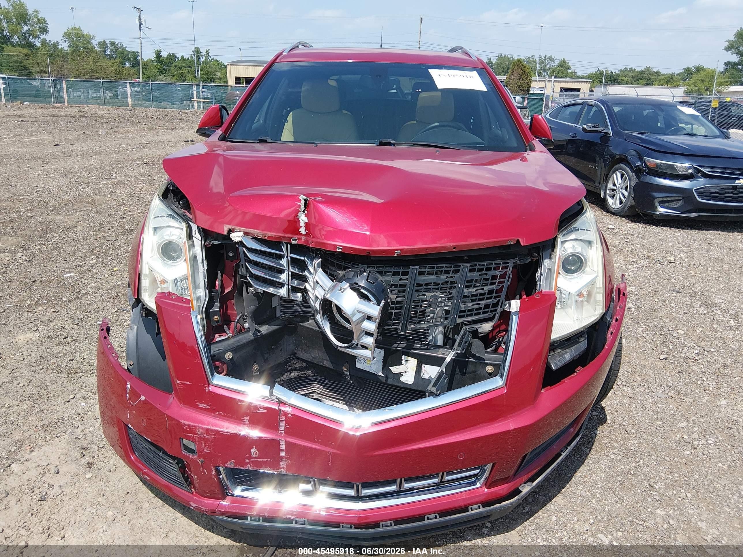 2014 Cadillac Srx Luxury Collection Maroon vin: 3GYFNBE3XES540539