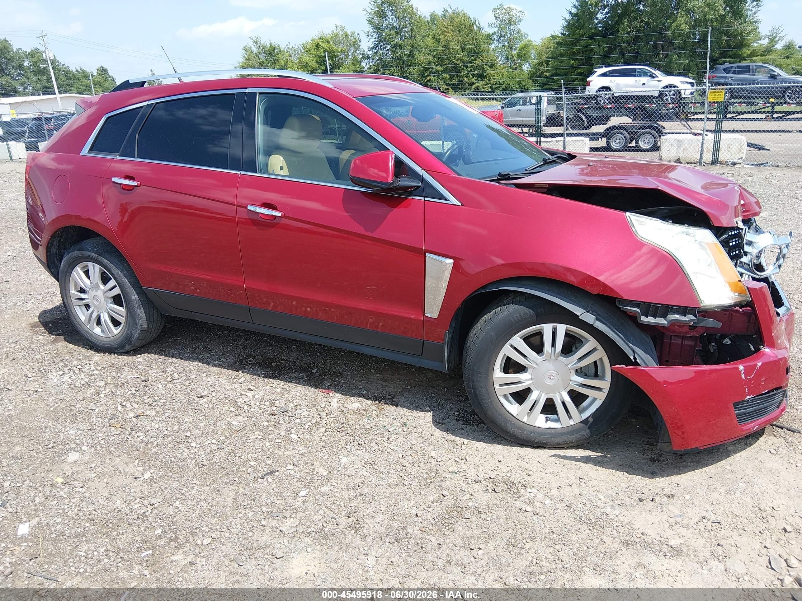 2014 Cadillac Srx Luxury Collection Maroon vin: 3GYFNBE3XES540539