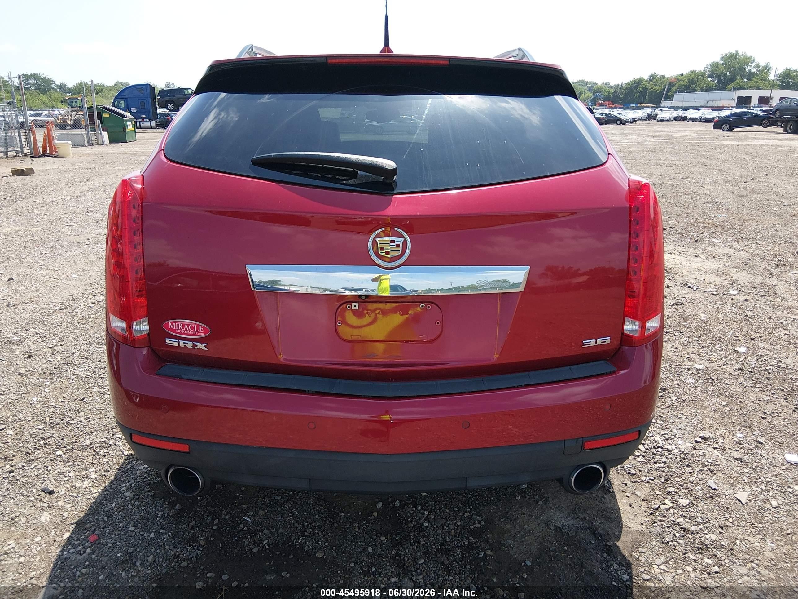 2014 Cadillac Srx Luxury Collection Maroon vin: 3GYFNBE3XES540539