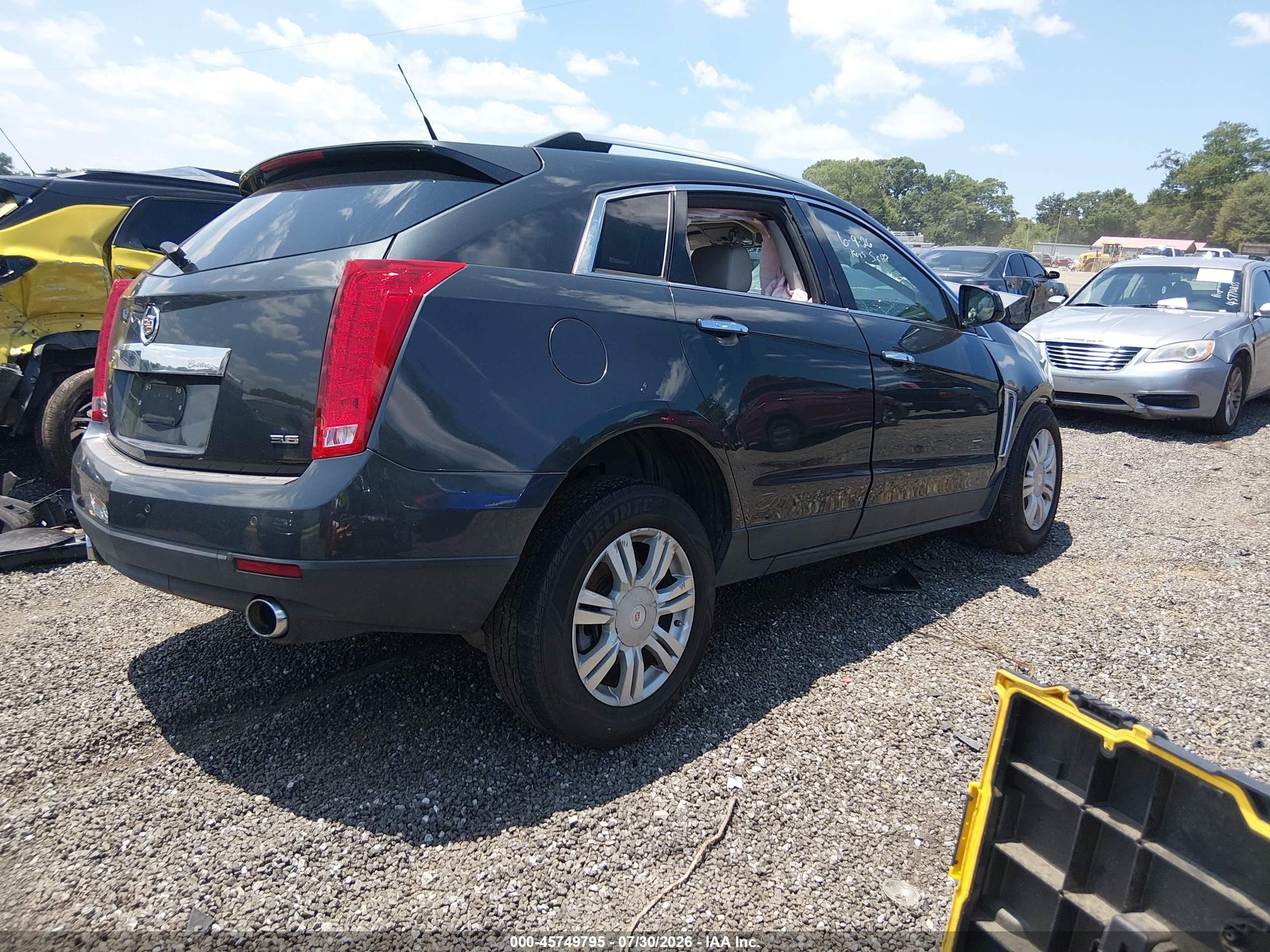 2014 Cadillac Srx Luxury Collection Gray vin: 3GYFNBE3XES597310