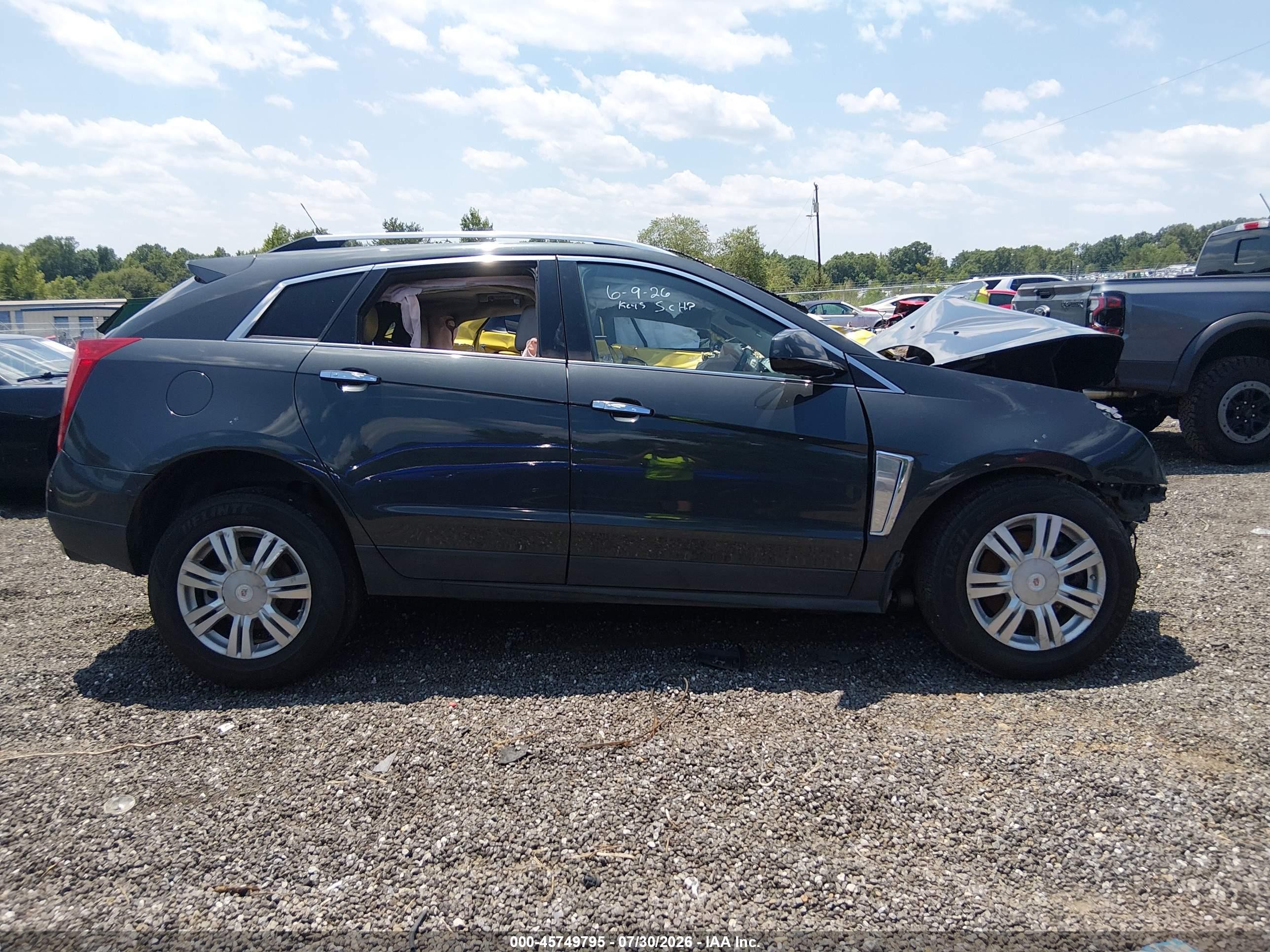 2014 Cadillac Srx Luxury Collection Gray vin: 3GYFNBE3XES597310