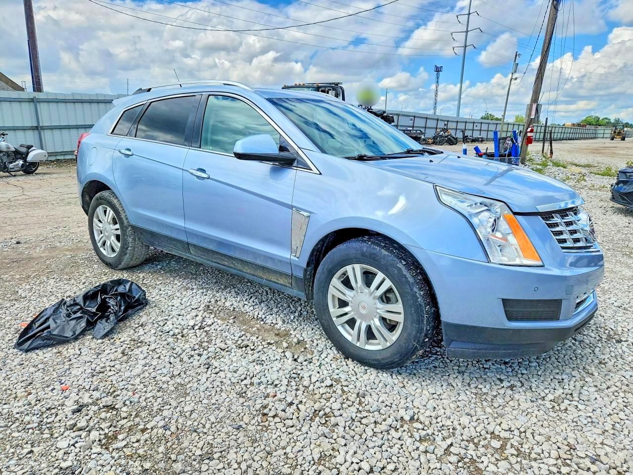 2014 Cadillac Srx Luxury Collection Синий vin: 3GYFNBE3XES613781