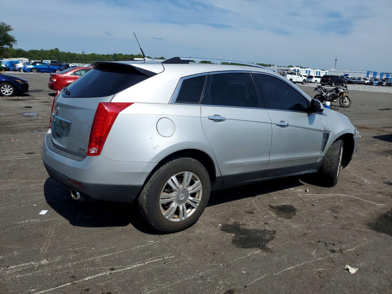 2014 Cadillac Srx Luxury Collection Silver vin: 3GYFNBE3XES686665