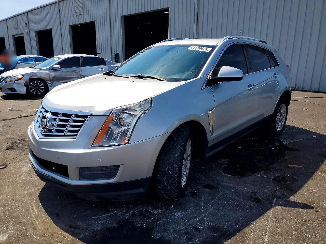 2014 Cadillac Srx Luxury Collection Серебряный vin: 3GYFNBE3XES686665