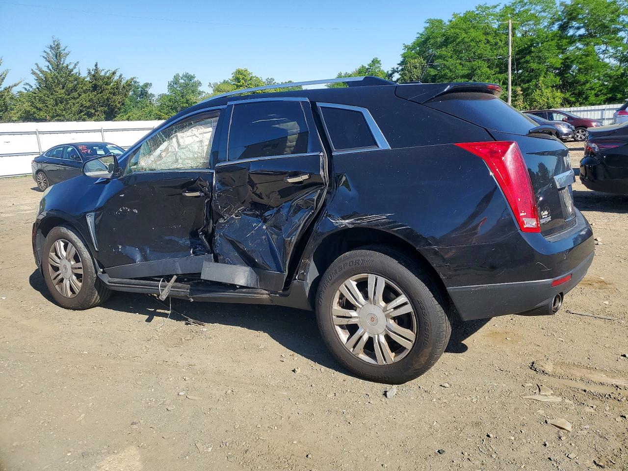 2015 Cadillac Srx Luxury Collection Black vin: 3GYFNBE3XFS554944