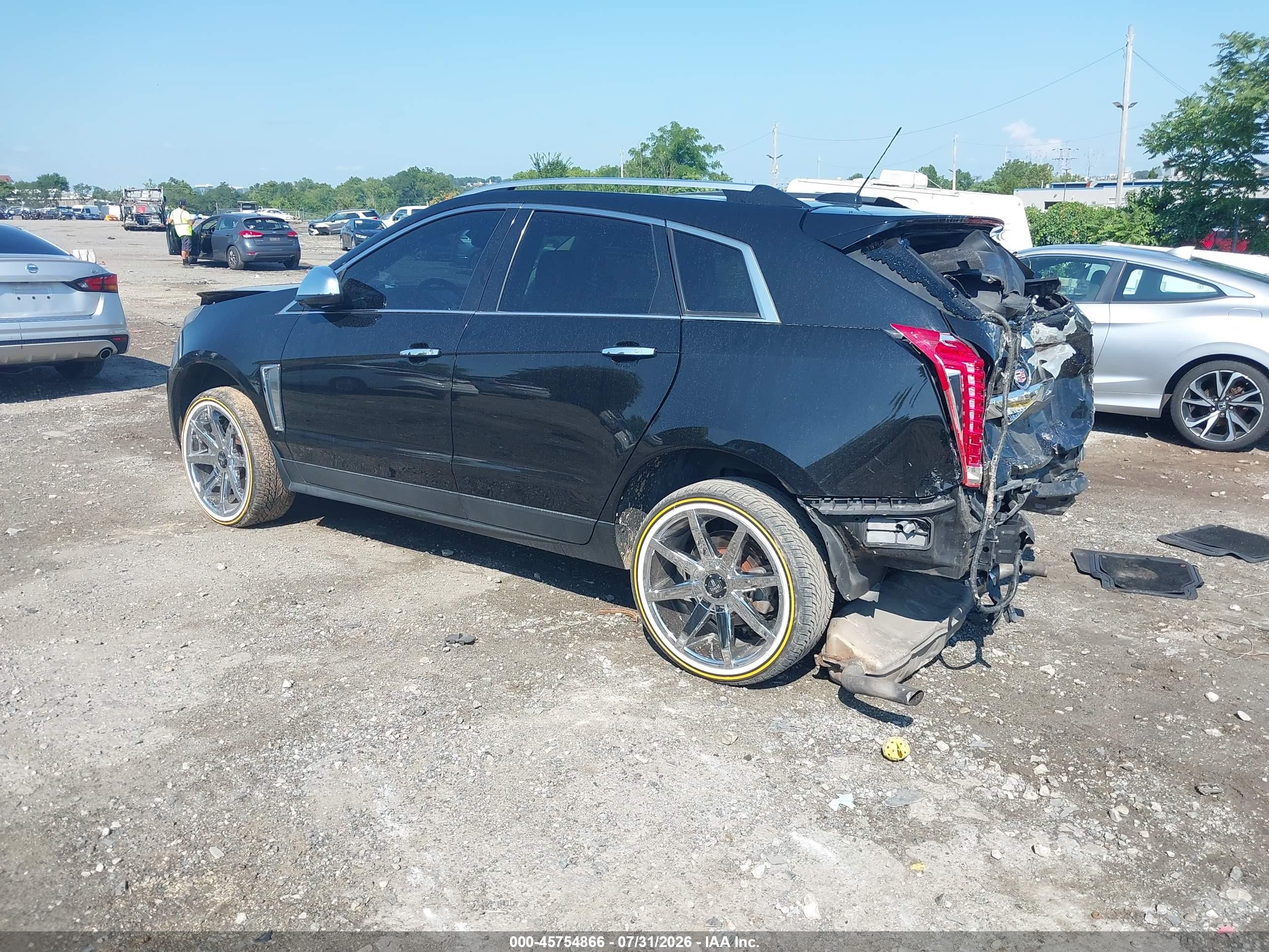 2015 Cadillac Srx Luxury Collection Black vin: 3GYFNBE3XFS557830