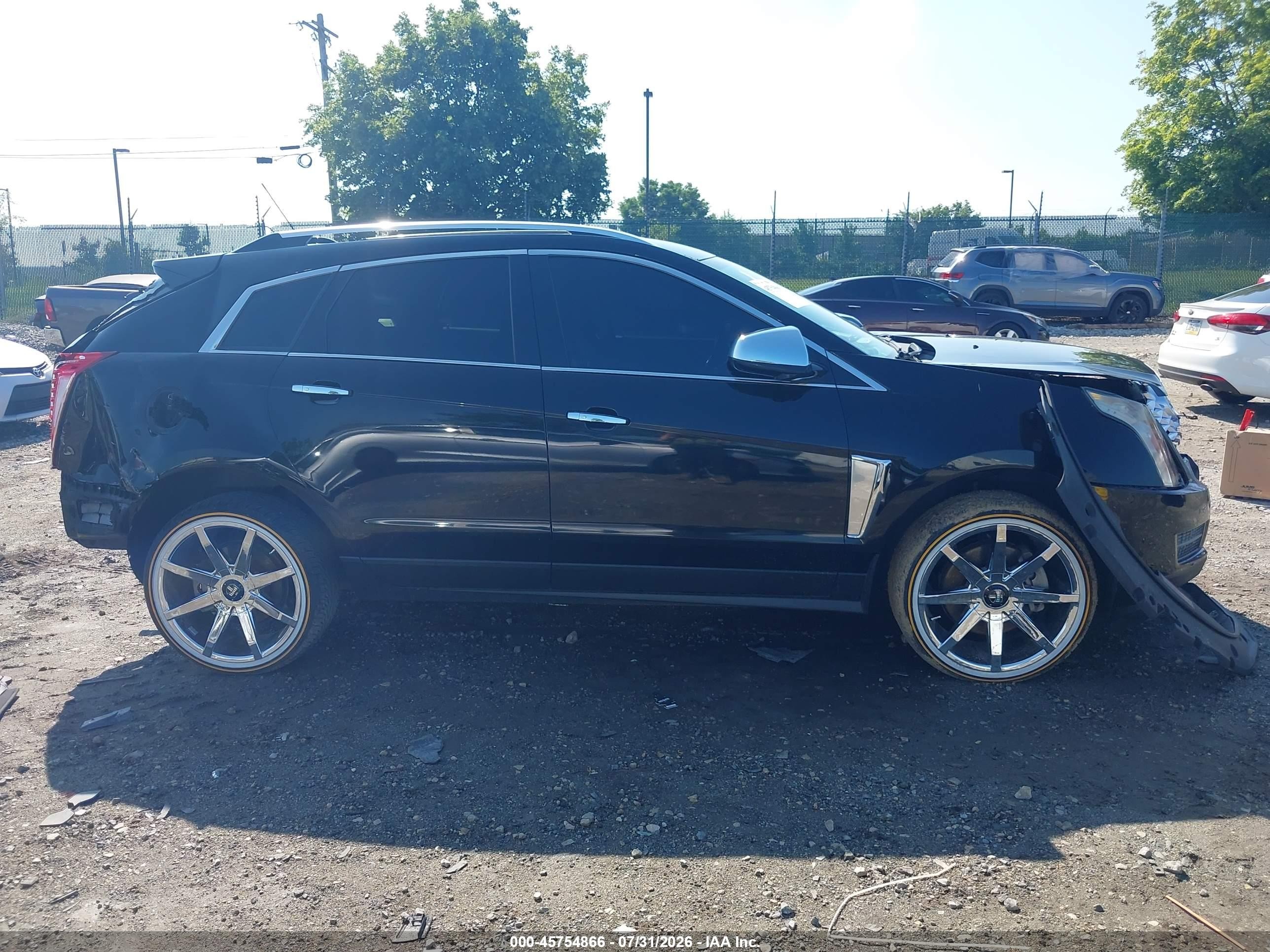 2015 Cadillac Srx Luxury Collection Black vin: 3GYFNBE3XFS557830