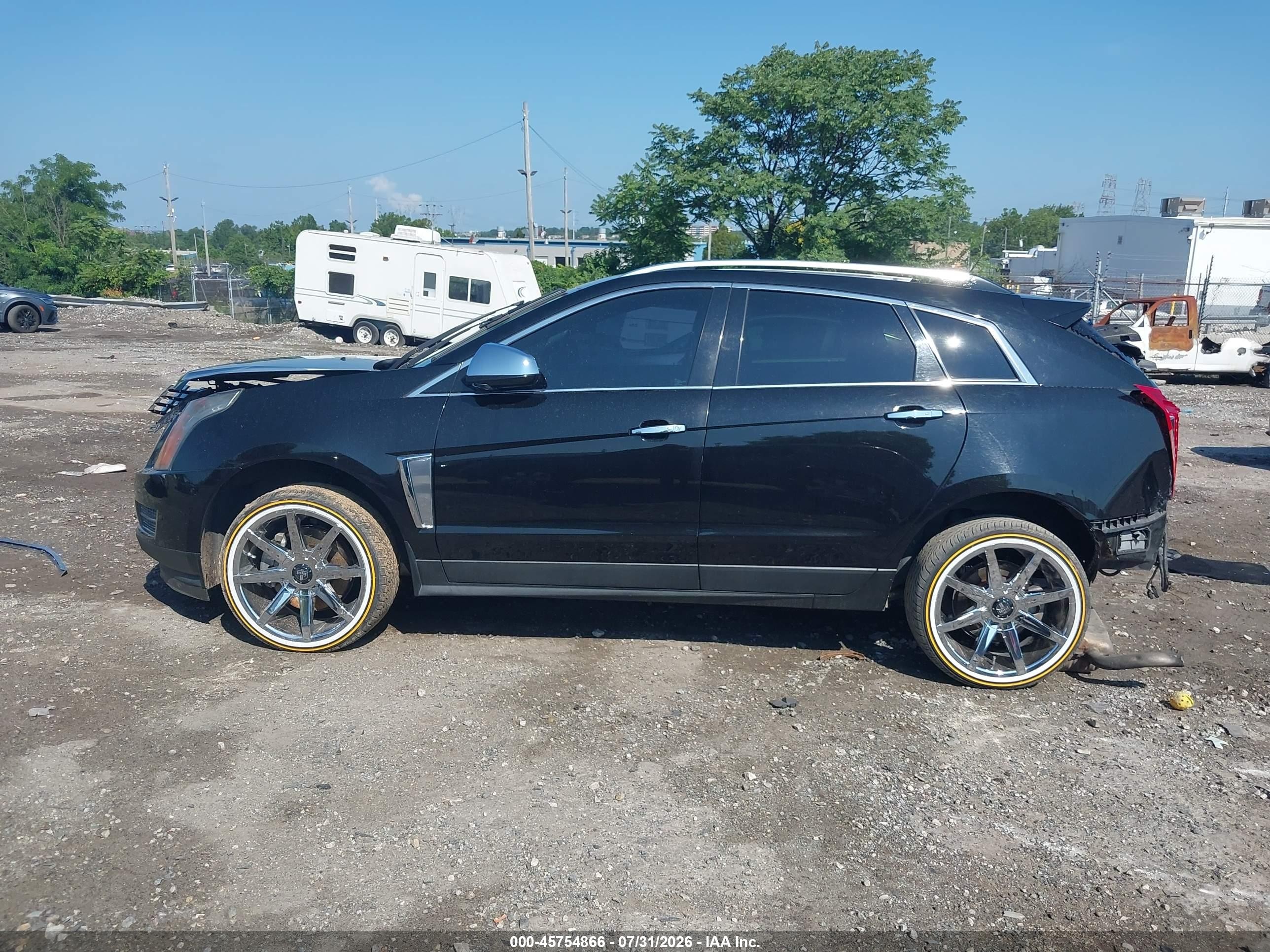 2015 Cadillac Srx Luxury Collection Black vin: 3GYFNBE3XFS557830