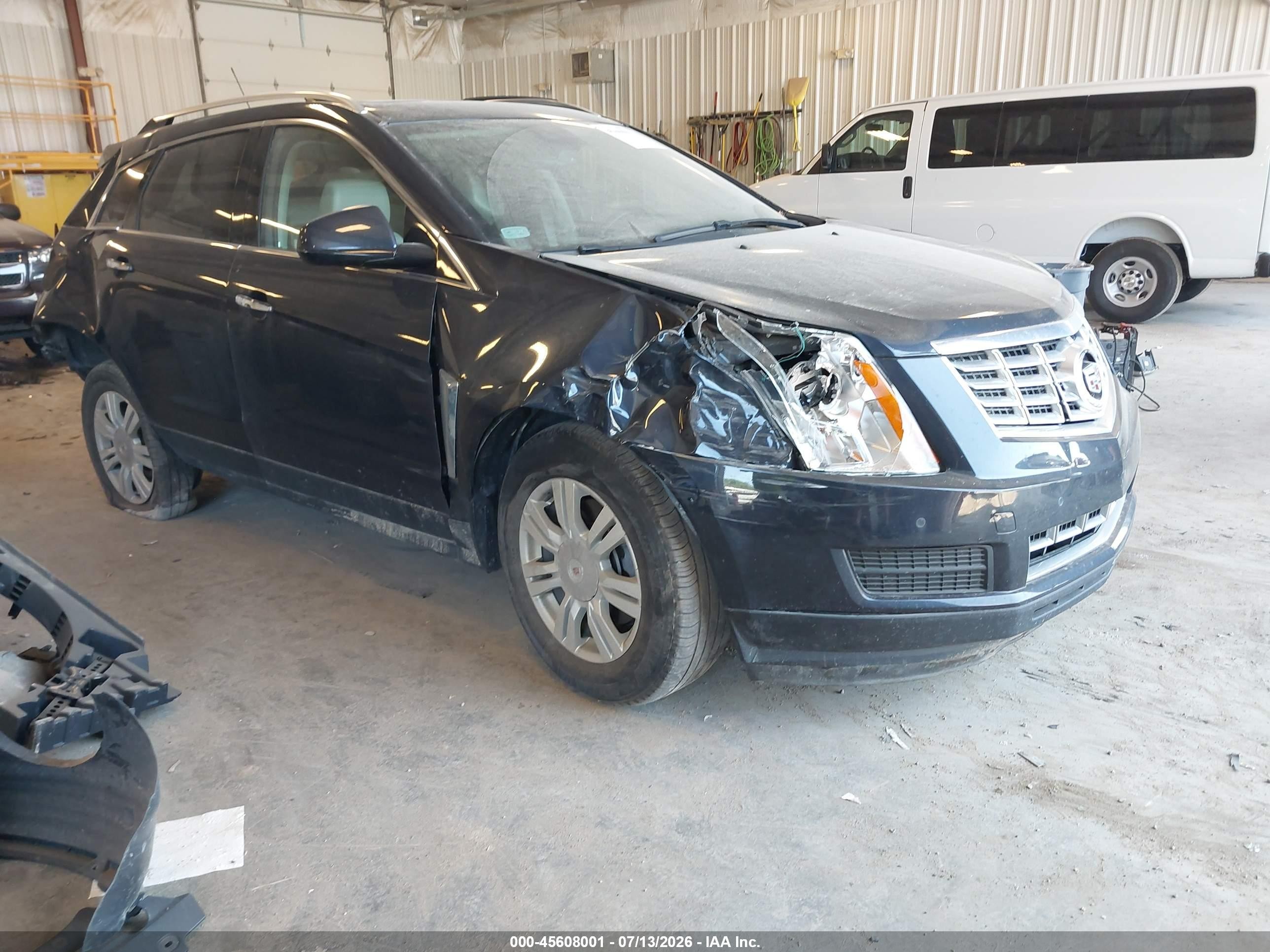 2015 Cadillac Srx Luxury Collection Черный vin: 3GYFNBE3XFS606752