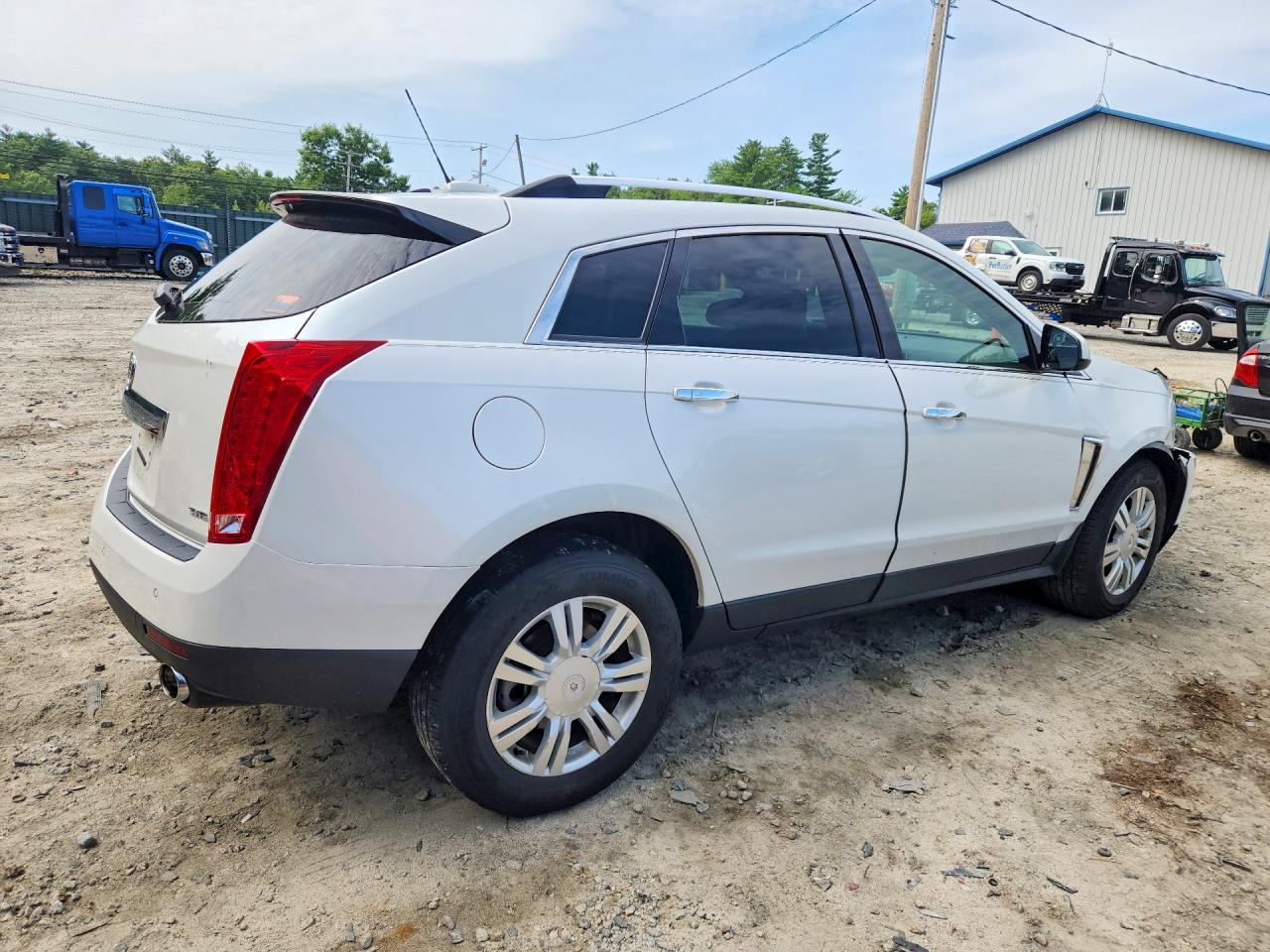2016 Cadillac Srx Luxury Collection White vin: 3GYFNBE3XGS560342