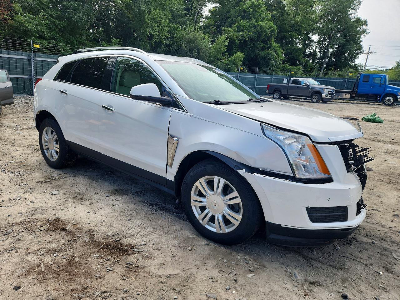 2016 Cadillac Srx Luxury Collection White vin: 3GYFNBE3XGS560342