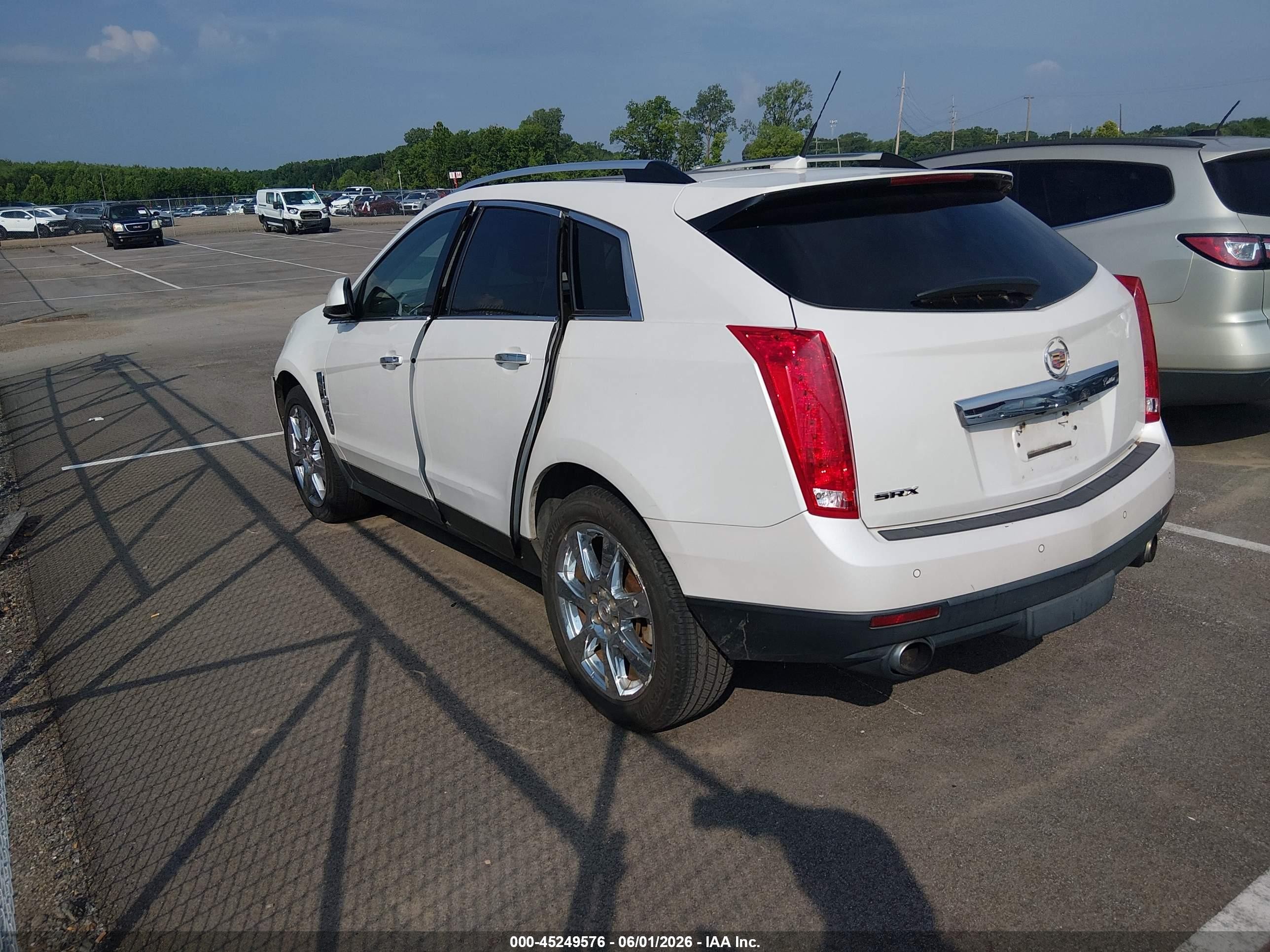 2010 Cadillac Srx Performance Collection White vin: 3GYFNBEY0AS541799