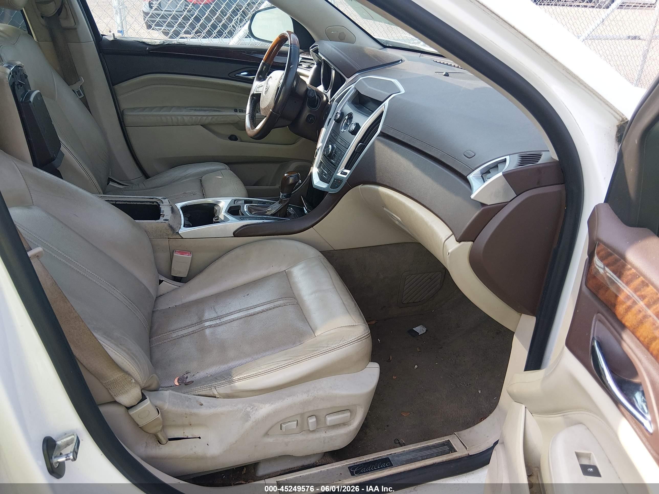 2010 Cadillac Srx Performance Collection White vin: 3GYFNBEY0AS541799
