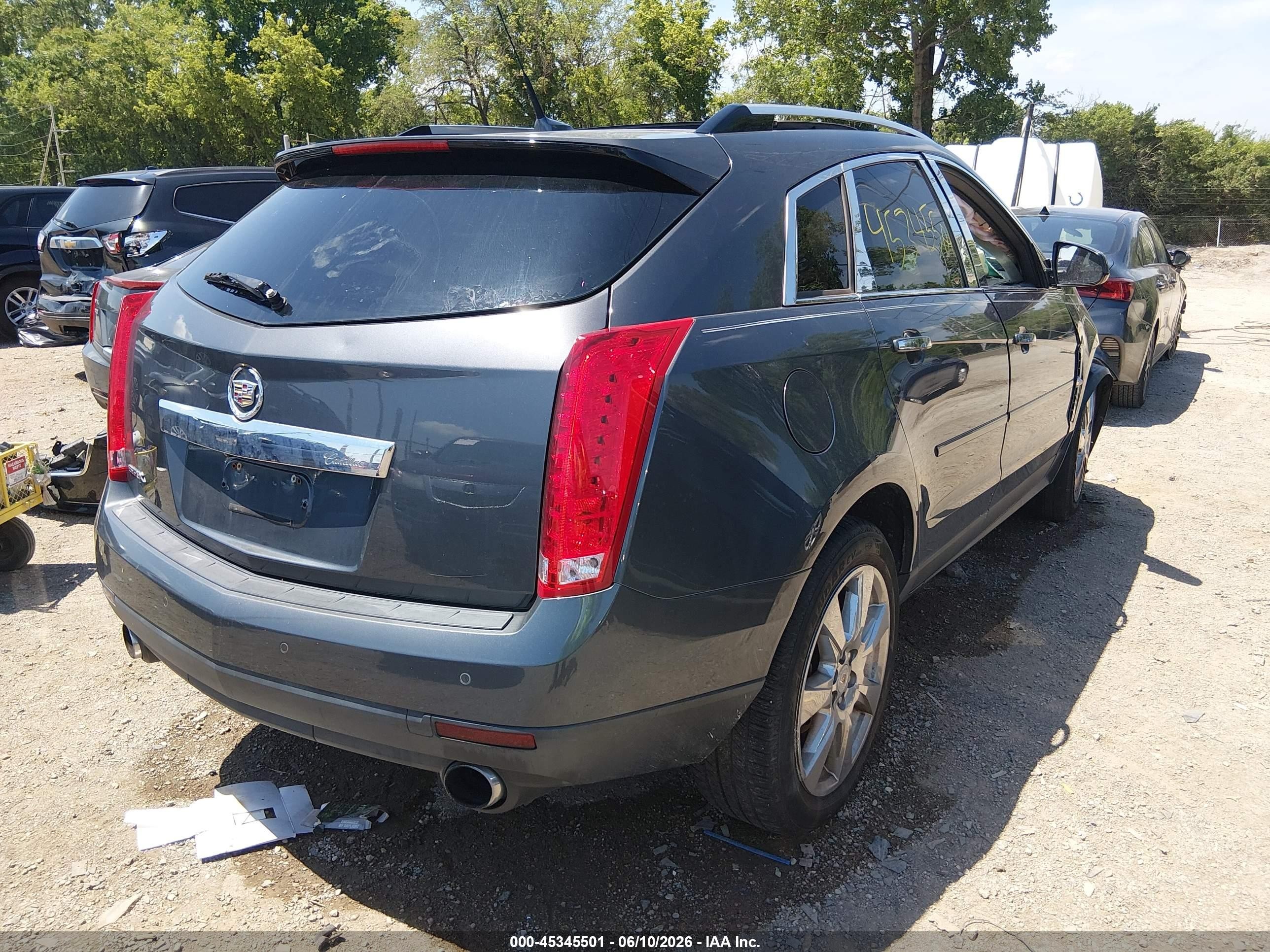 2010 Cadillac Srx Performance Collection Серый vin: 3GYFNBEY0AS577251