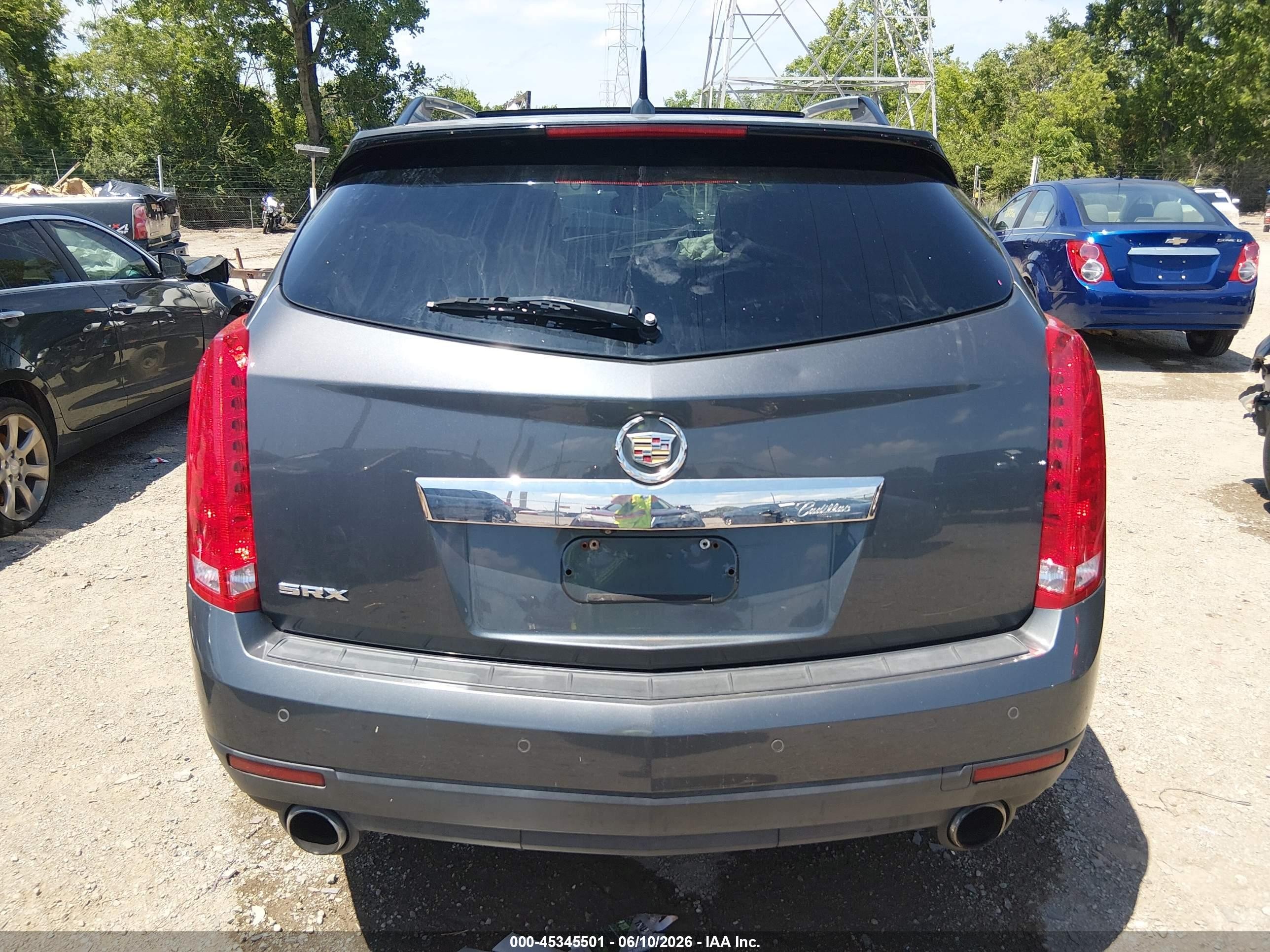 2010 Cadillac Srx Performance Collection Серый vin: 3GYFNBEY0AS577251