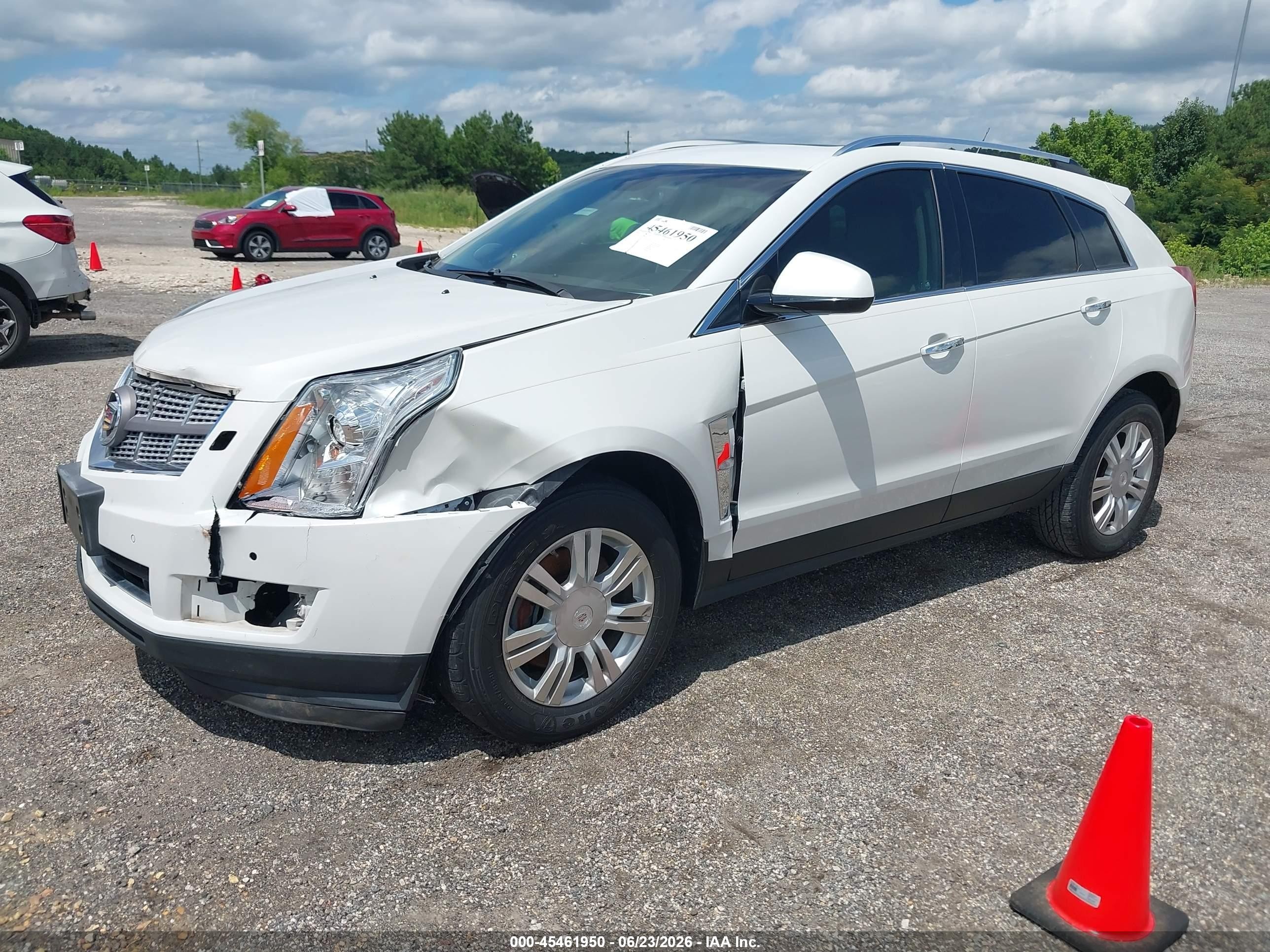 2010 Cadillac Srx Performance Collection White vin: 3GYFNBEY0AS604755