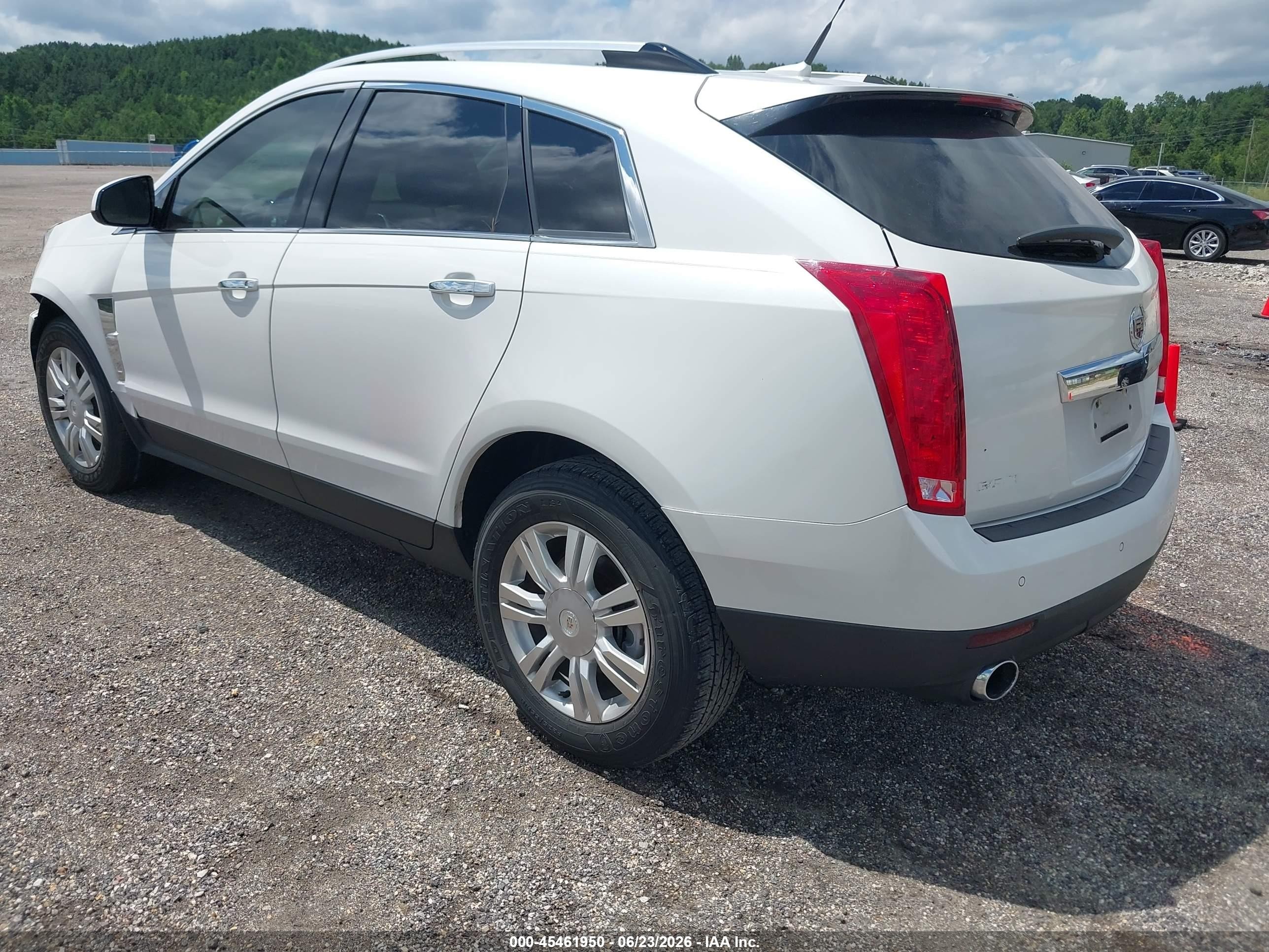 2010 Cadillac Srx Performance Collection White vin: 3GYFNBEY0AS604755