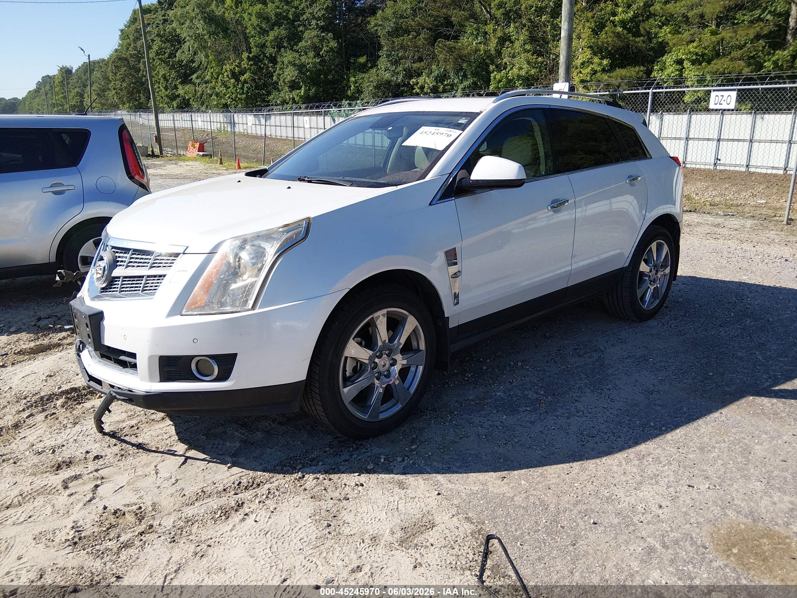 2011 Cadillac Srx Performance Collection White vin: 3GYFNBEY2BS580234